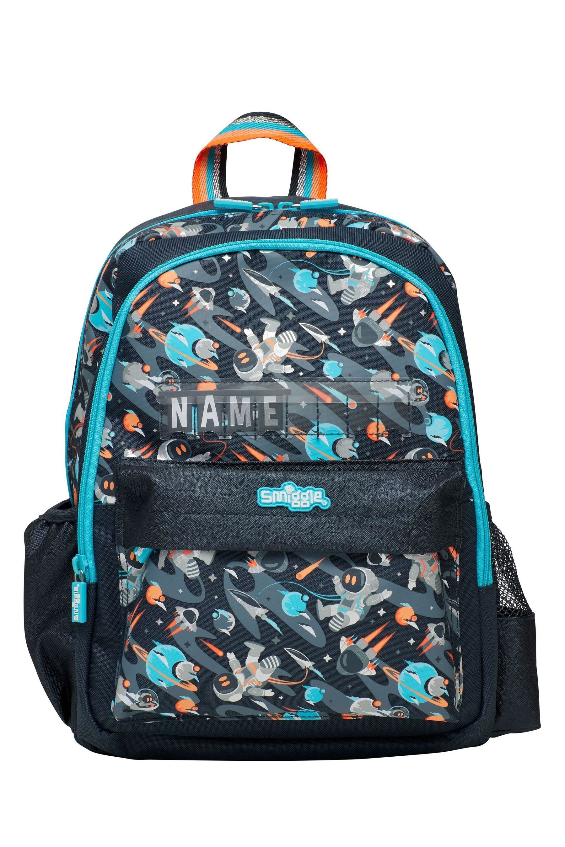 Smiggle Grey Blast Off Junior Id Backpack