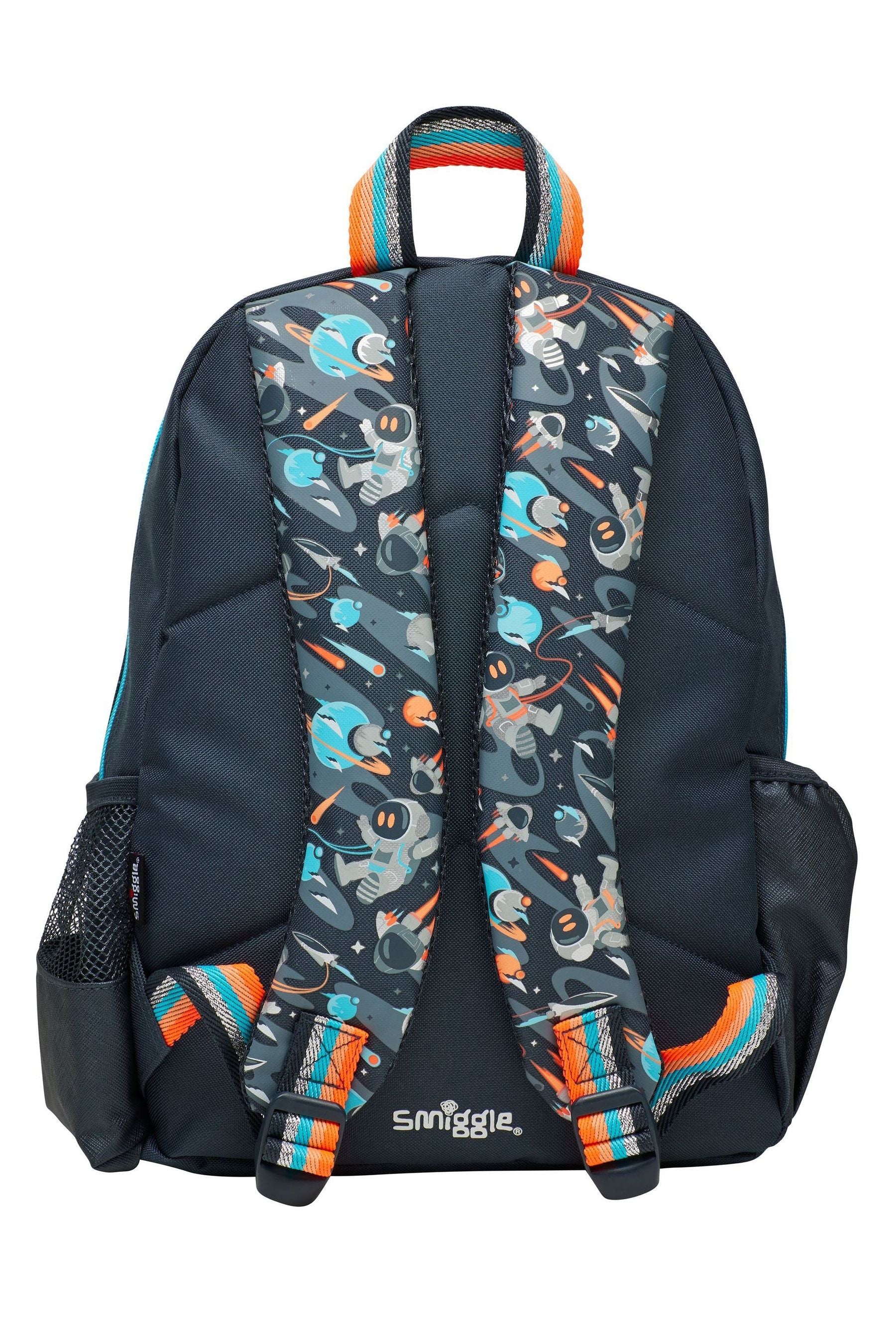 Smiggle Grey Blast Off Junior Id Backpack