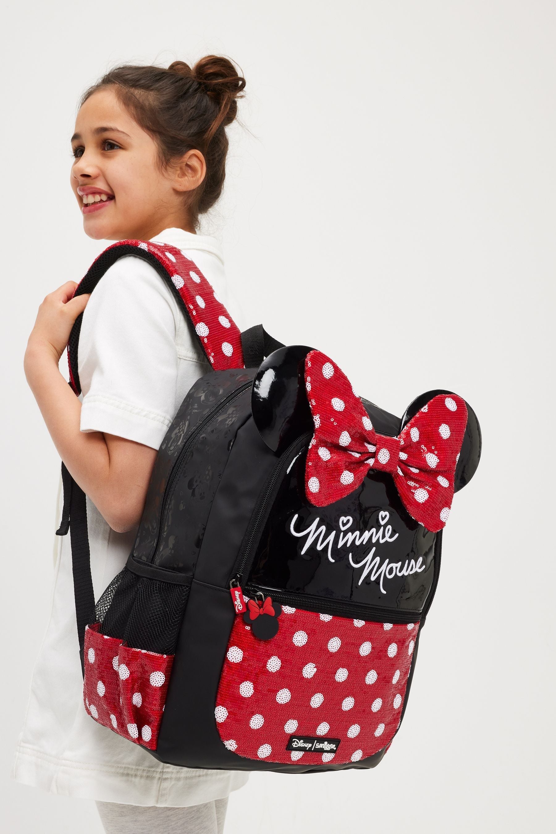 Smiggle Red Minnie Mouse Classic Backpack