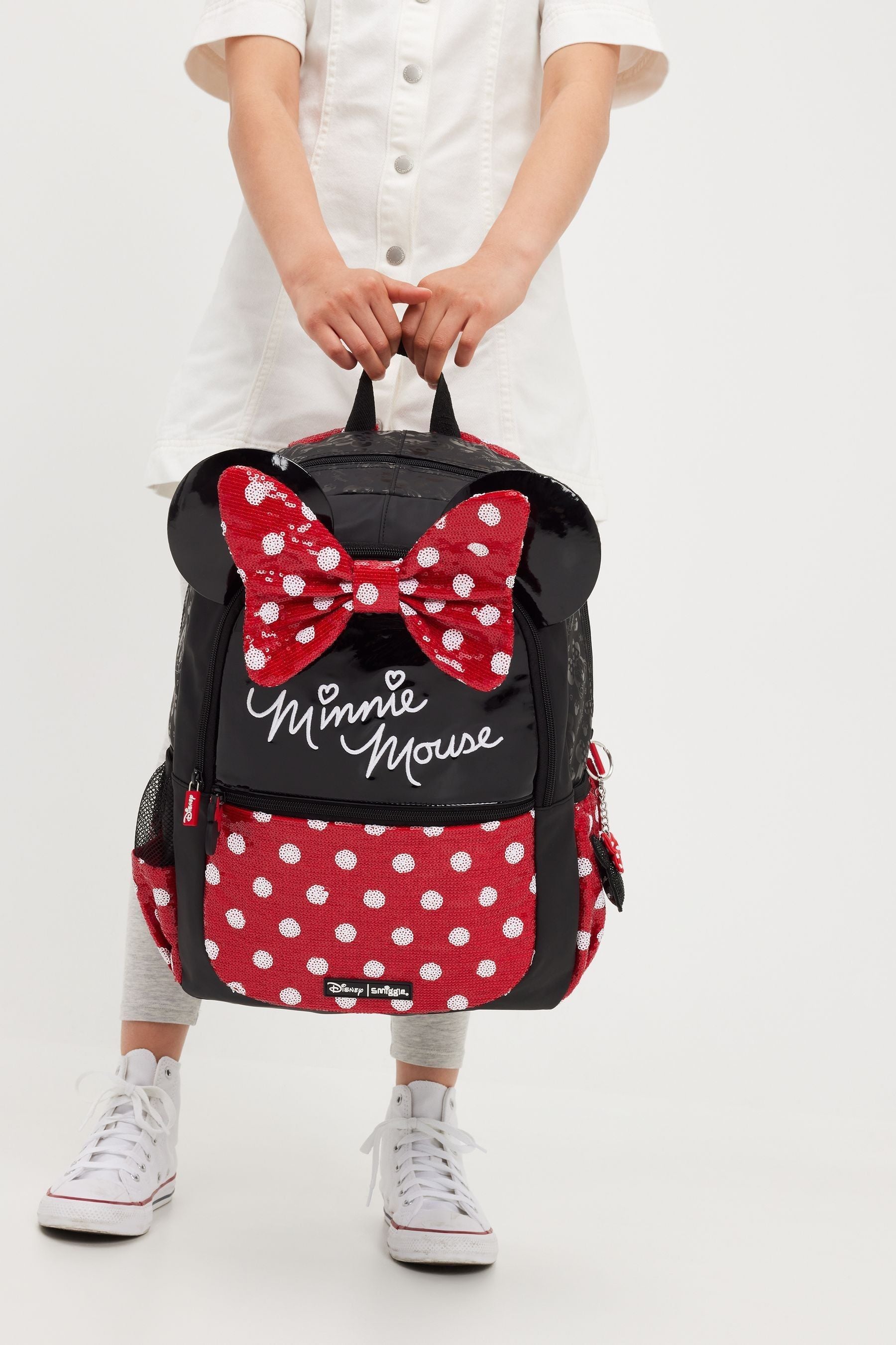 Smiggle Red Minnie Mouse Classic Backpack