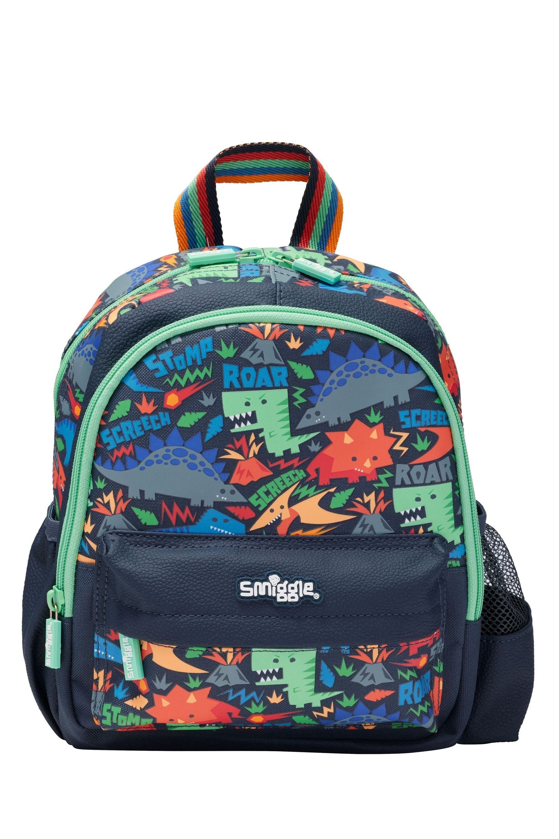 Smiggle Grey Over and Under Teeny Tiny Backpack