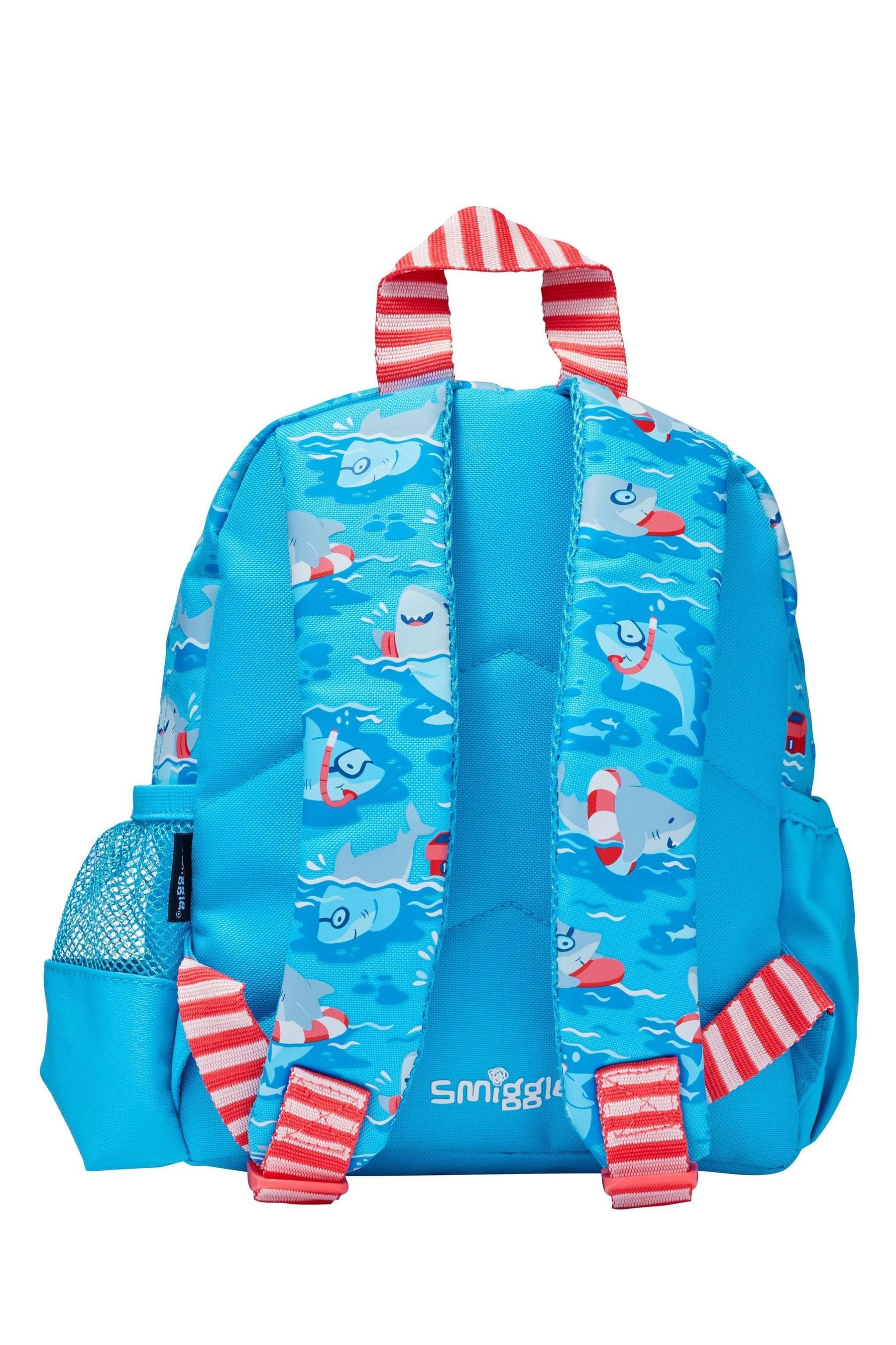 Smiggle Blue Over and Under Teeny Tiny Backpack