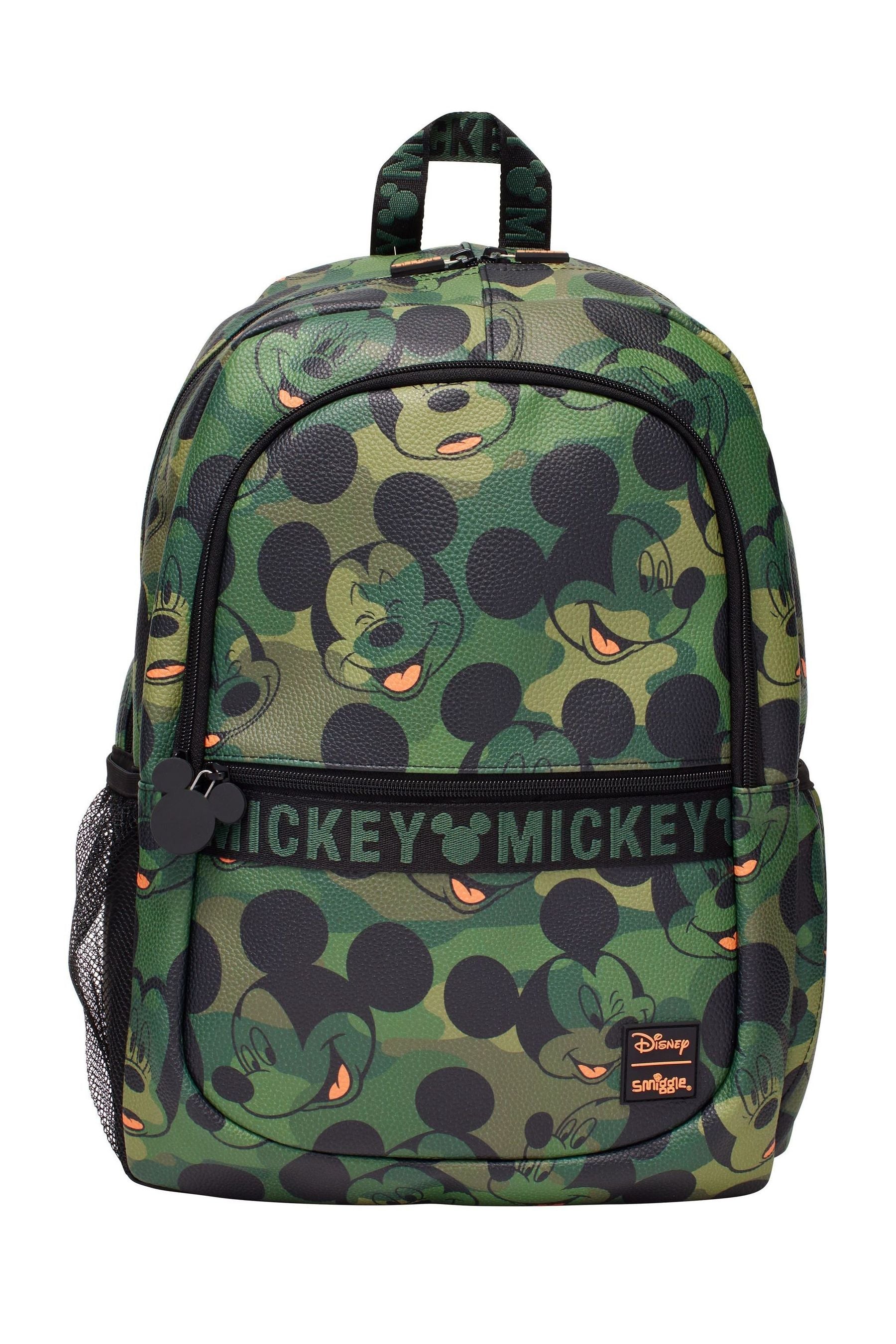 Smiggle Green Mickey Mouse Classic Backpack