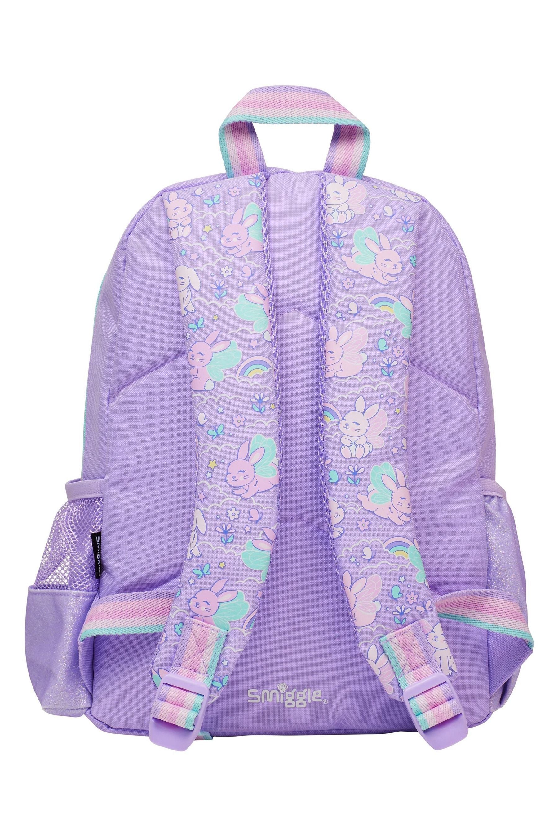 Smiggle Purple Blast Off Junior Id Backpack