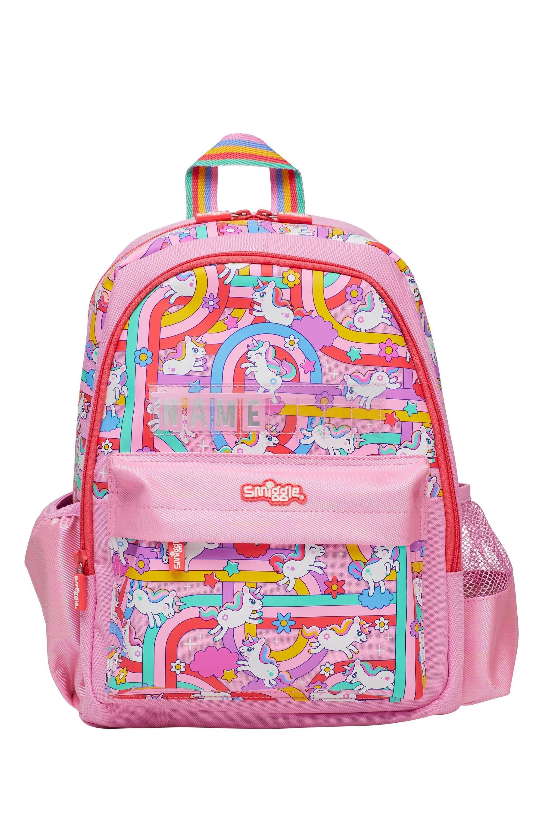 Smiggle Pink Blast Off Junior Id Backpack