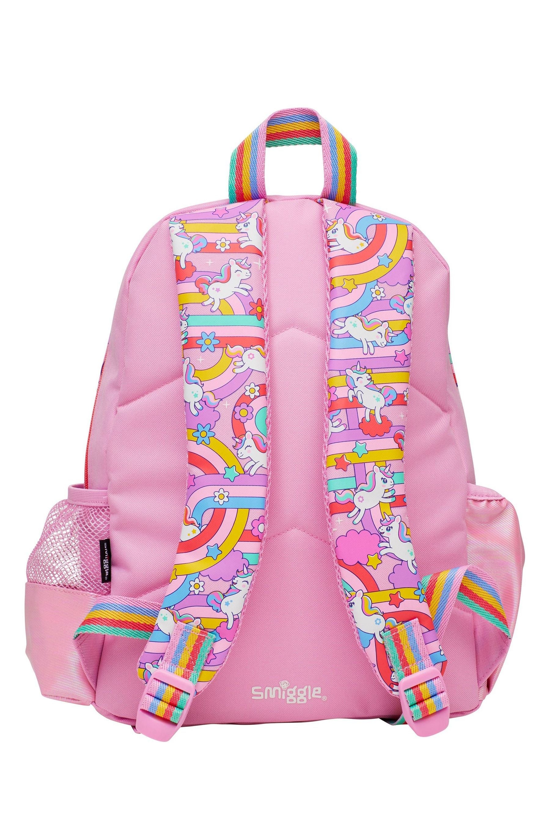 Smiggle Pink Blast Off Junior Id Backpack