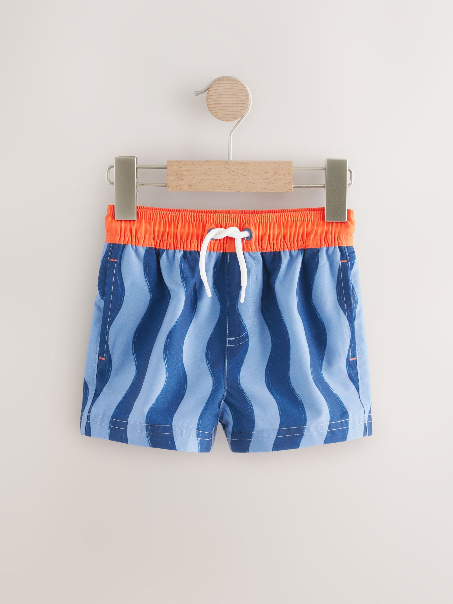 Blue Stripe Swim Shorts (3mths-7yrs)