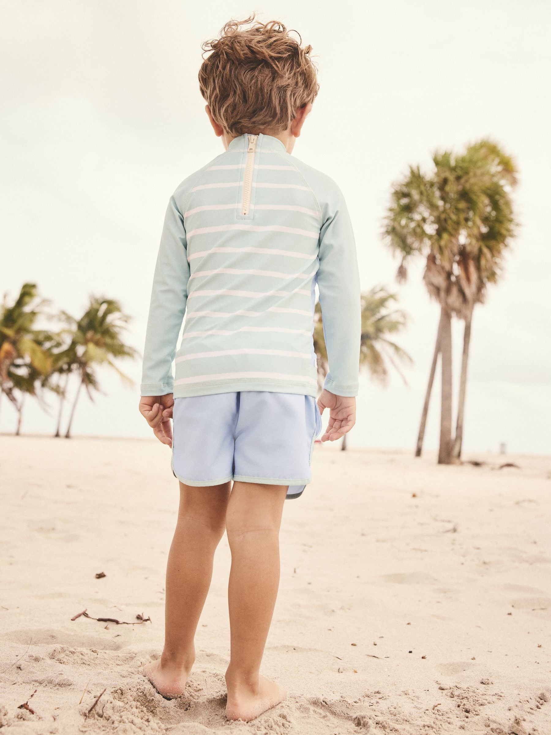 Mint Green Elephant Rash Vest and Shorts Set (3mths-7yrs)