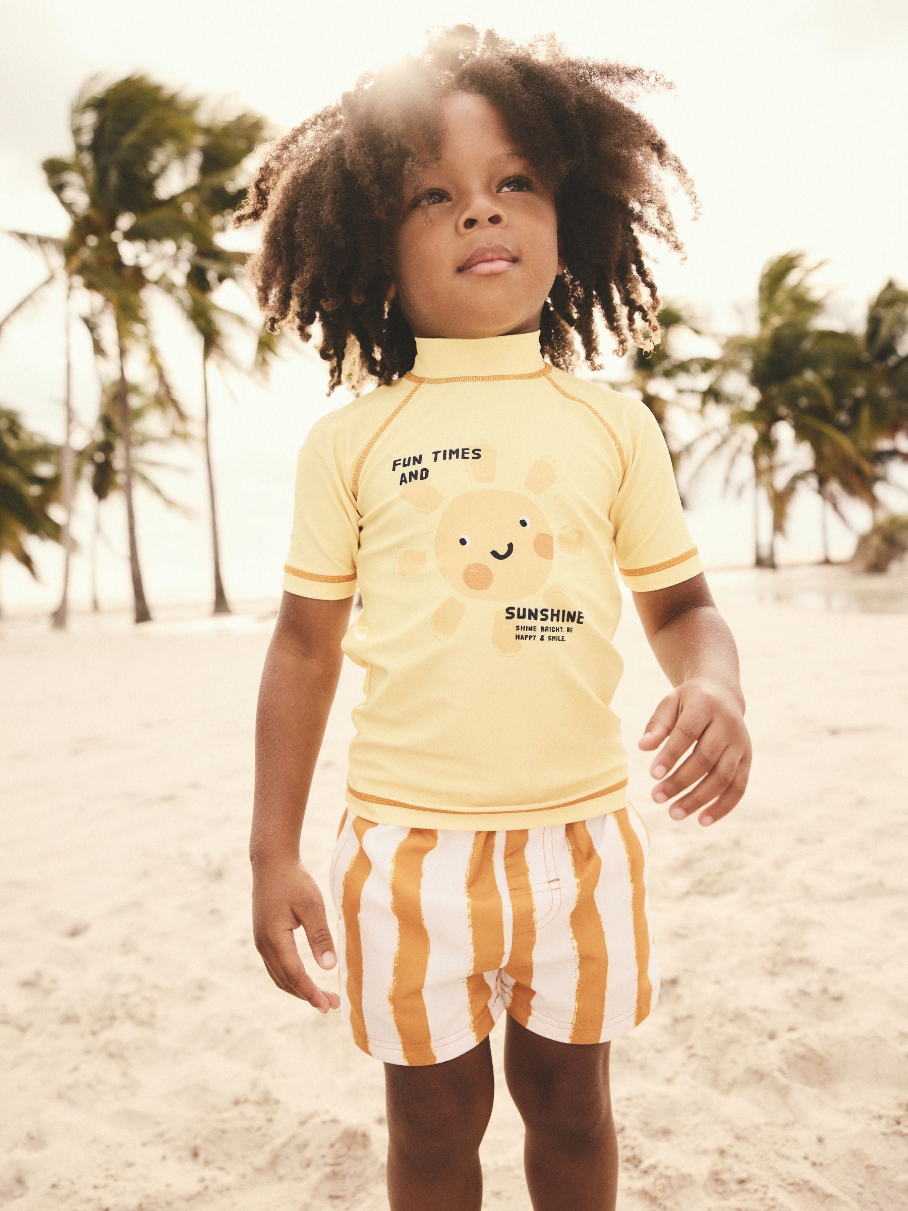 Yellow Sun Rash Vest and Shorts Set (3mths-7yrs) (3mths-7yrs)