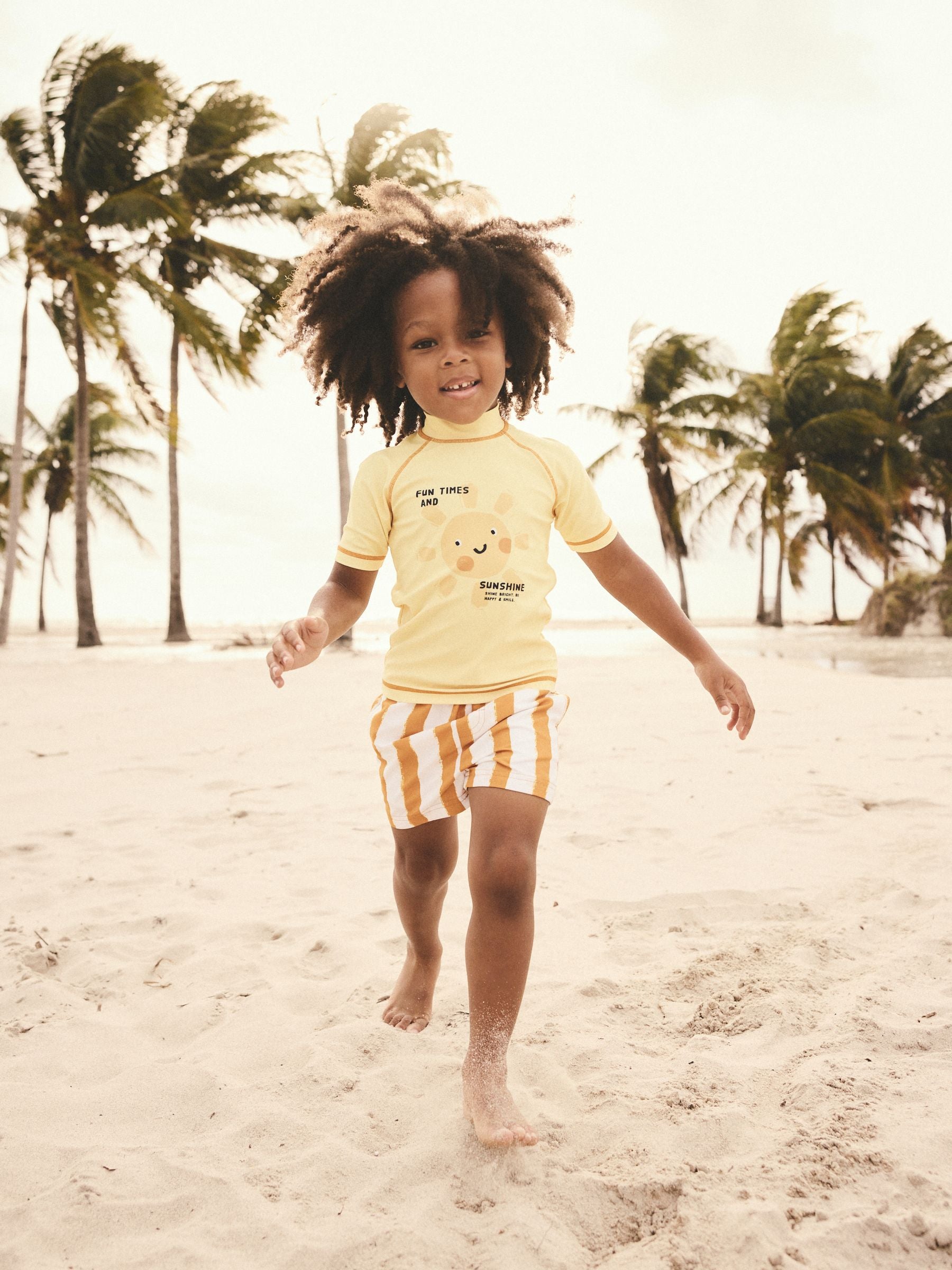 Yellow Sun Rash Vest and Shorts Set (3mths-7yrs) (3mths-7yrs)