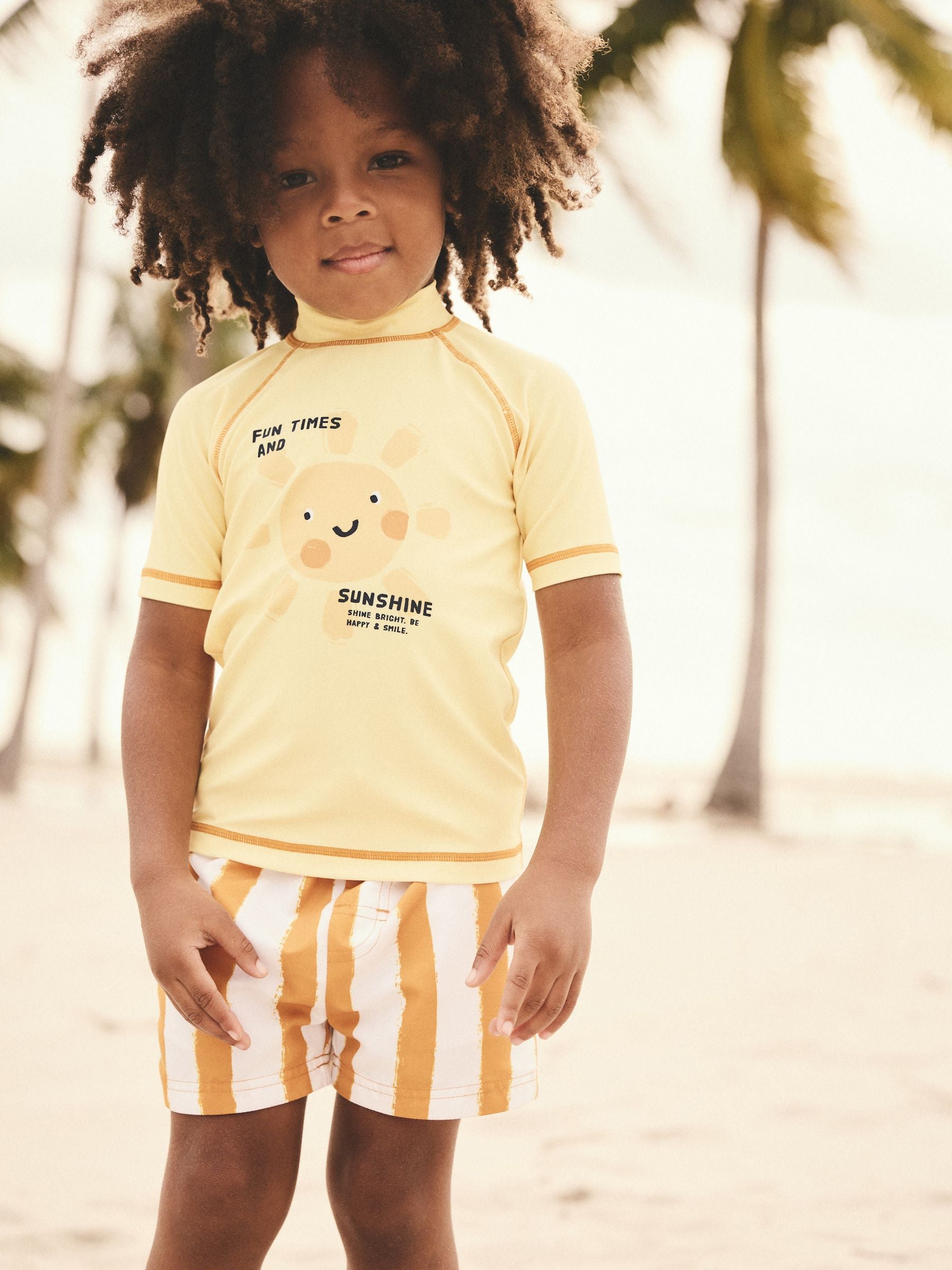 Yellow Sun Rash Vest and Shorts Set (3mths-7yrs) (3mths-7yrs)