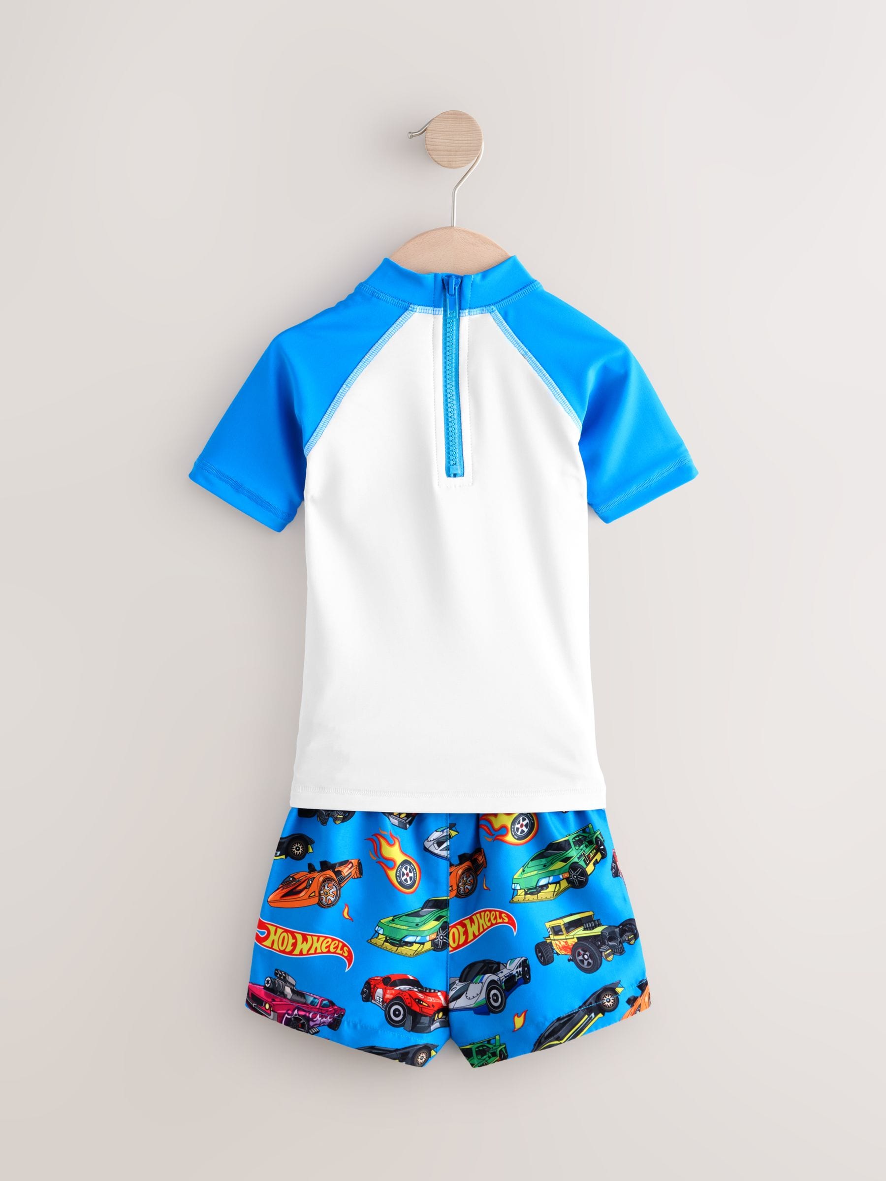 Hot Wheels Rash Vest and Swim Shorts (3mths-7yrs)