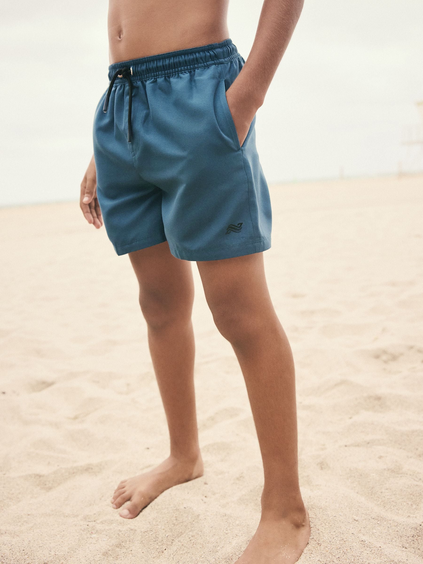 Teal Blue Swim Shorts (1.5-16yrs) (1.5-16yrs)