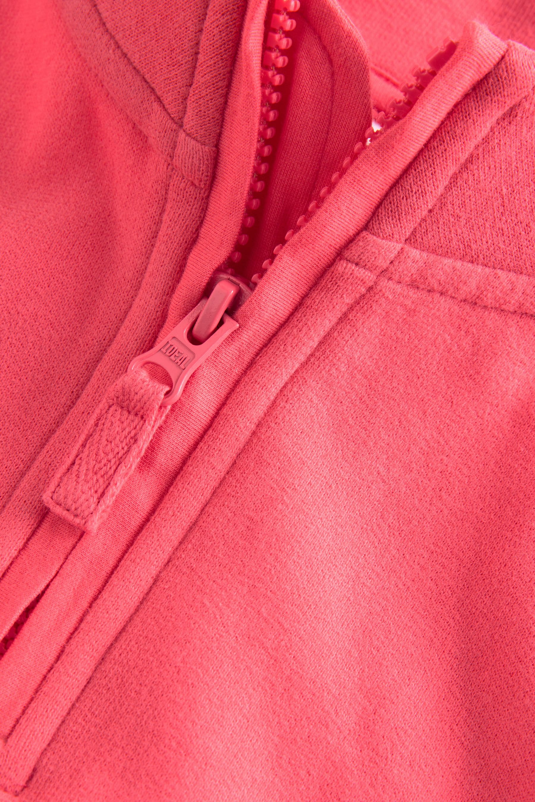 Coral Pink Half Zip Sweatshirt (3mths-7yrs)