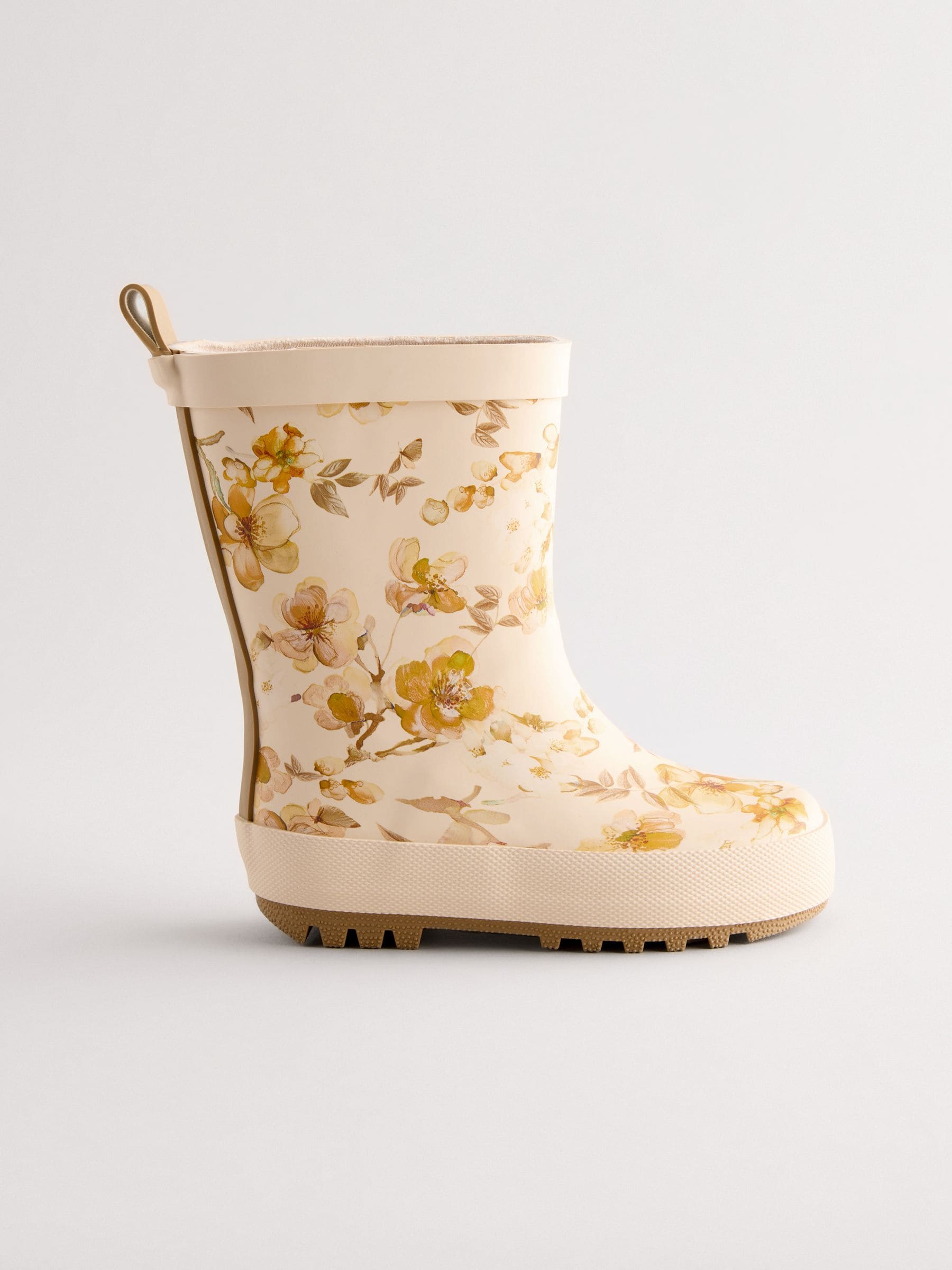 Yellow Print Wellies