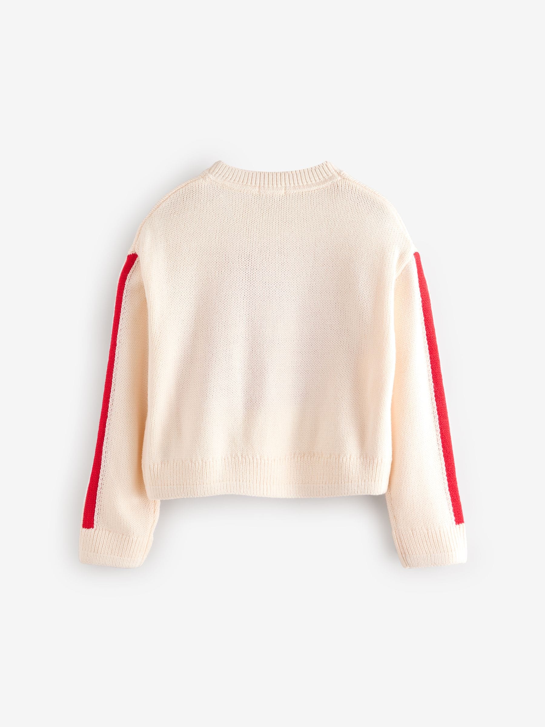 Cream/Red Cherry Jumper (3-16yrs)