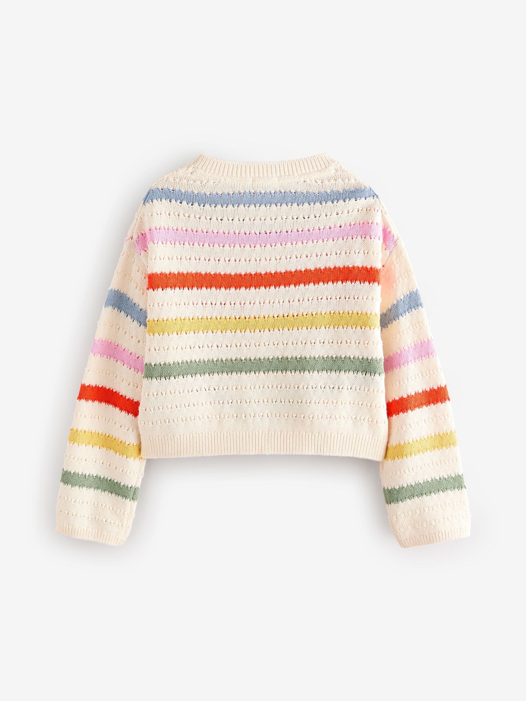 Rainbow 100% Cotton Boxy Rainbow Jumper (3-16yrs)