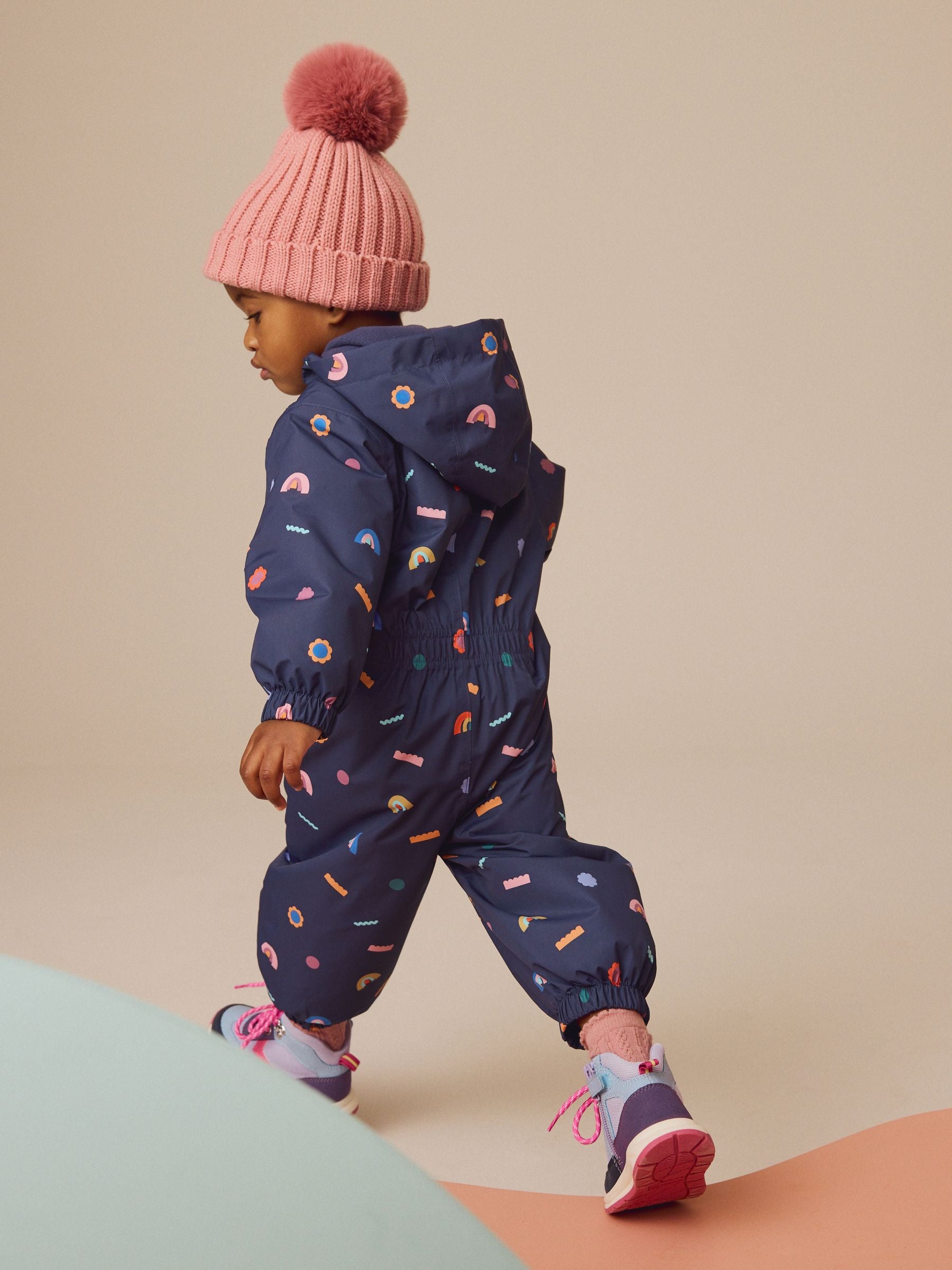 Navy Waterproof Character Puddlesuit (3mths-7yrs)