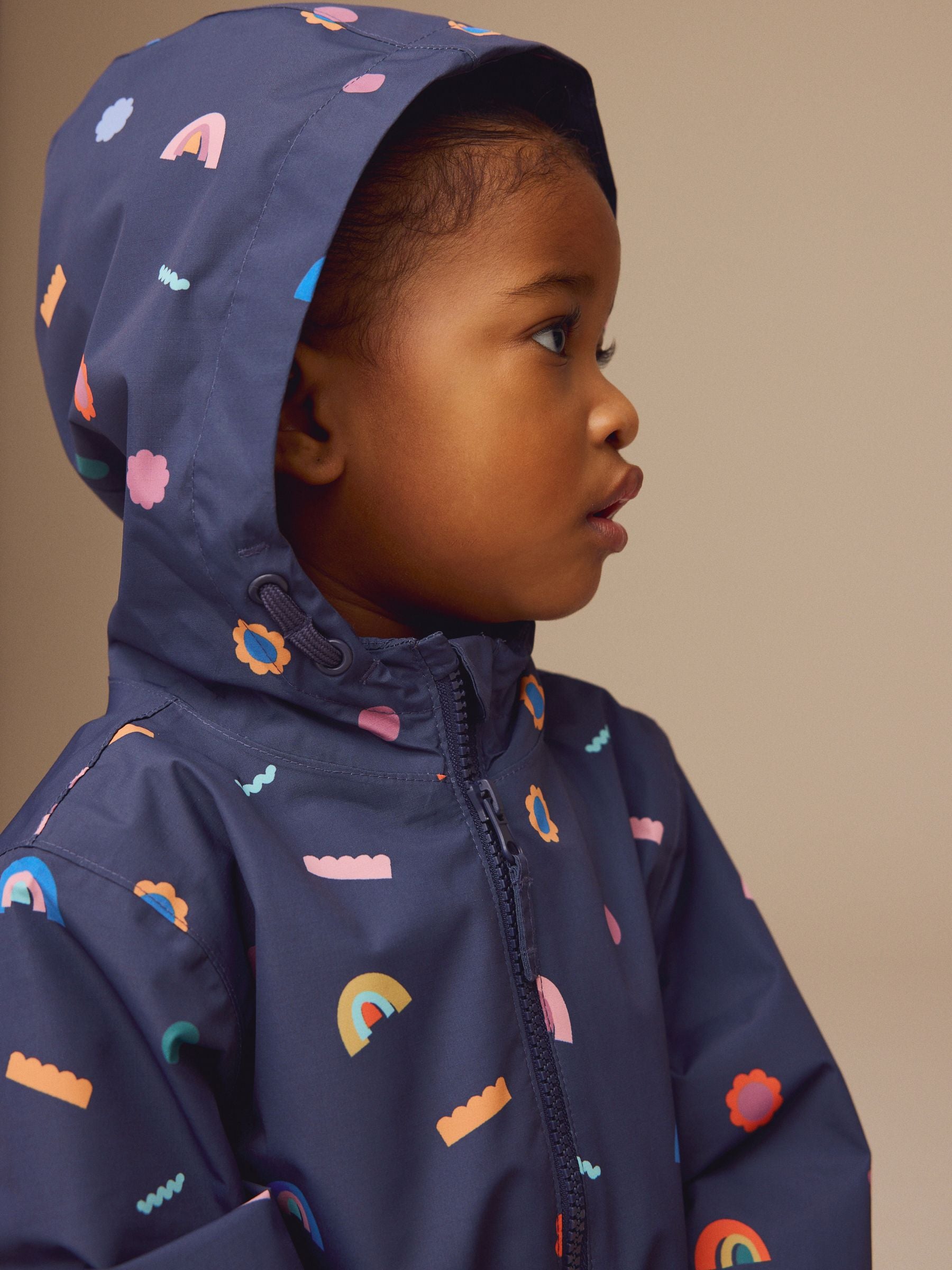 Navy Waterproof Character Puddlesuit (3mths-7yrs)