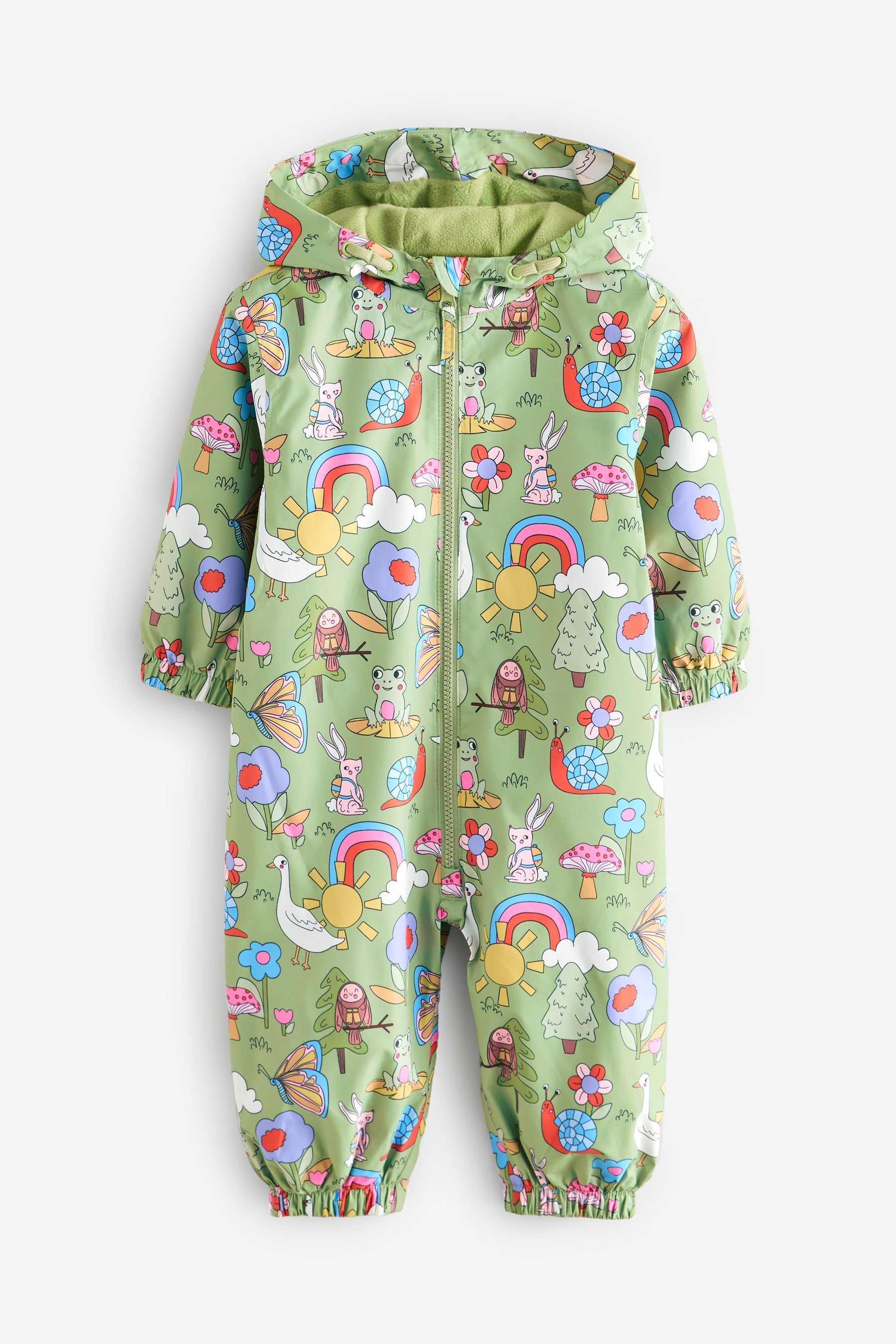 Green Waterproof Character Puddlesuit (3mths-7yrs)