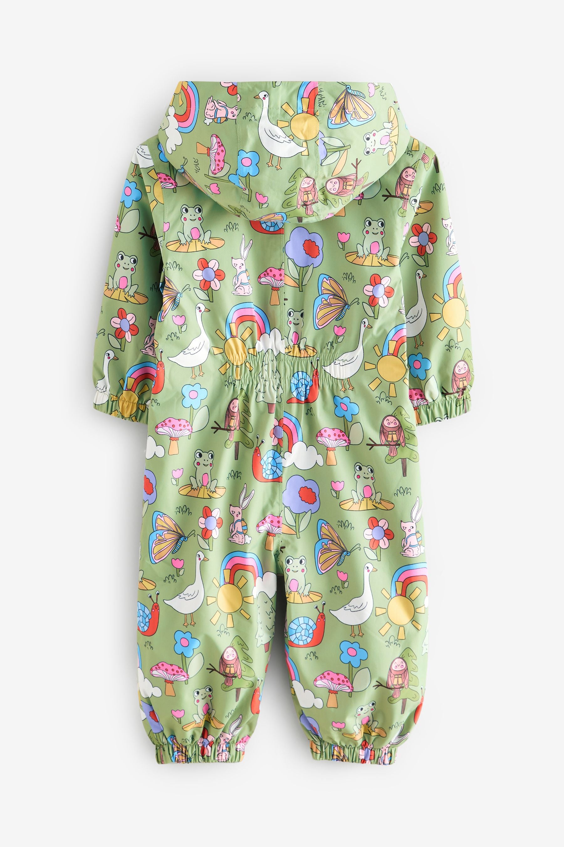 Green Waterproof Character Puddlesuit (3mths-7yrs)