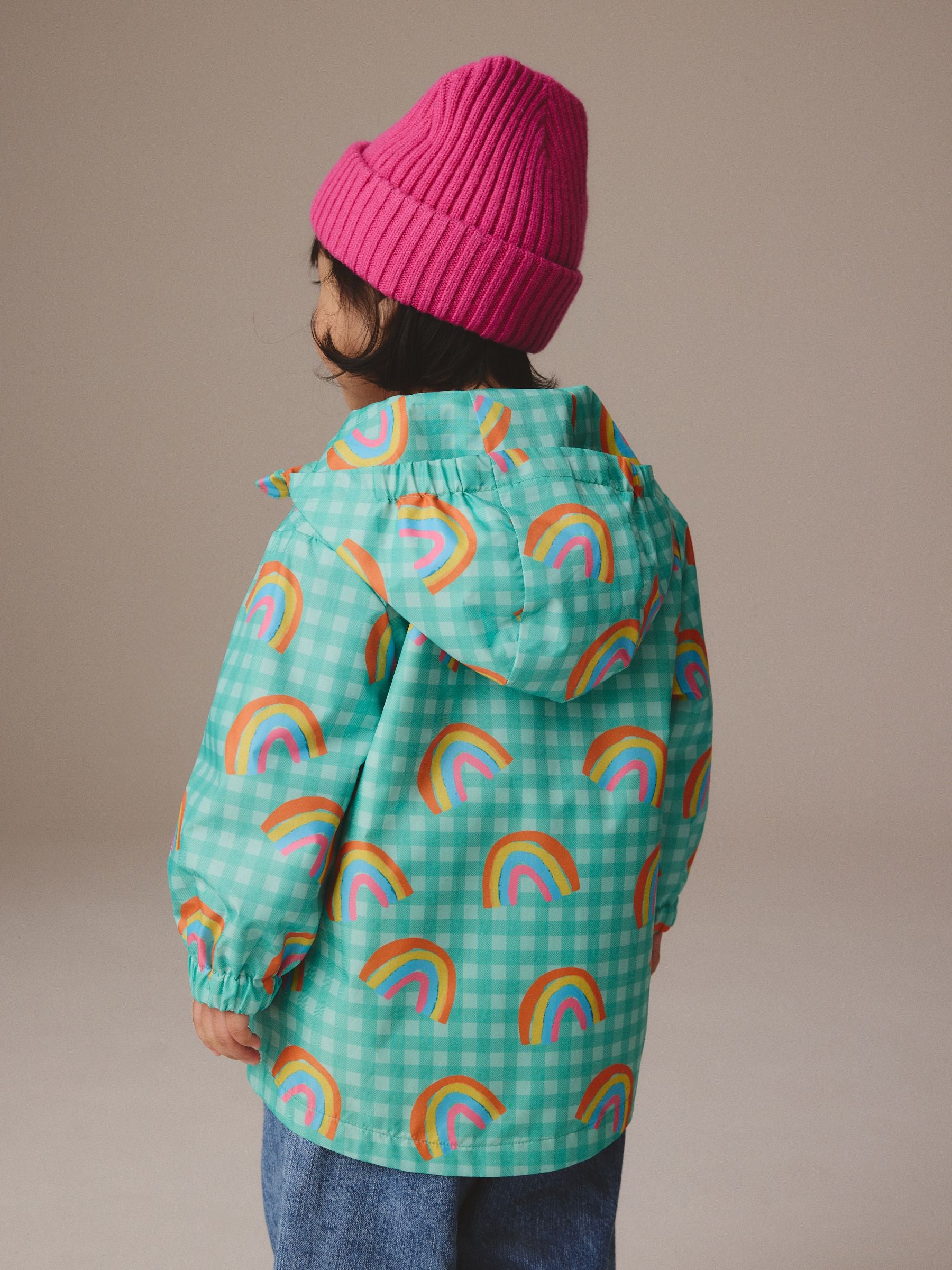 Green Shower Resistant Printed Cagoule Jacket (3mths-7yrs)