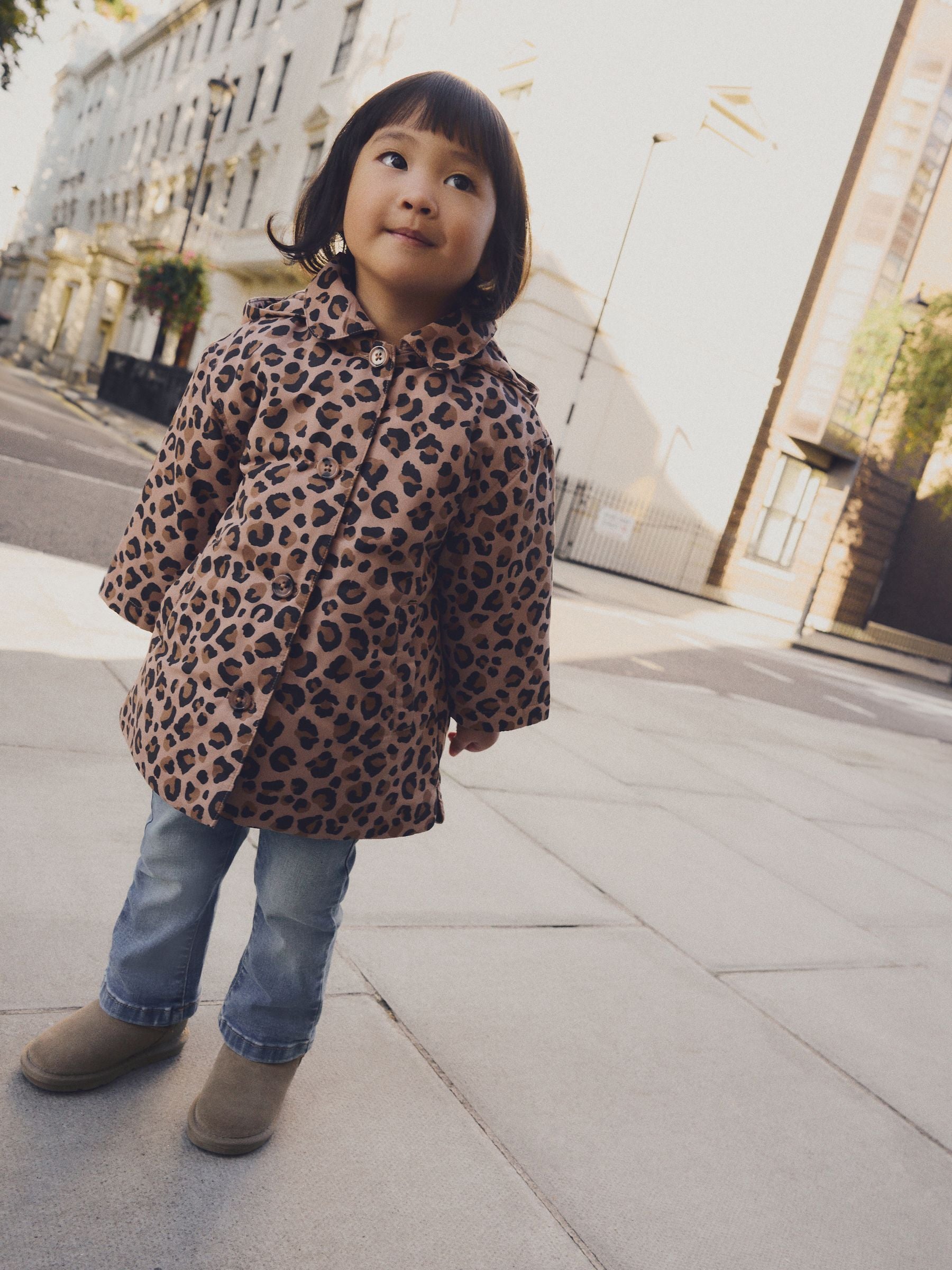 Animal Print Shower Resistant AOP Coat (3mths-7yrs)