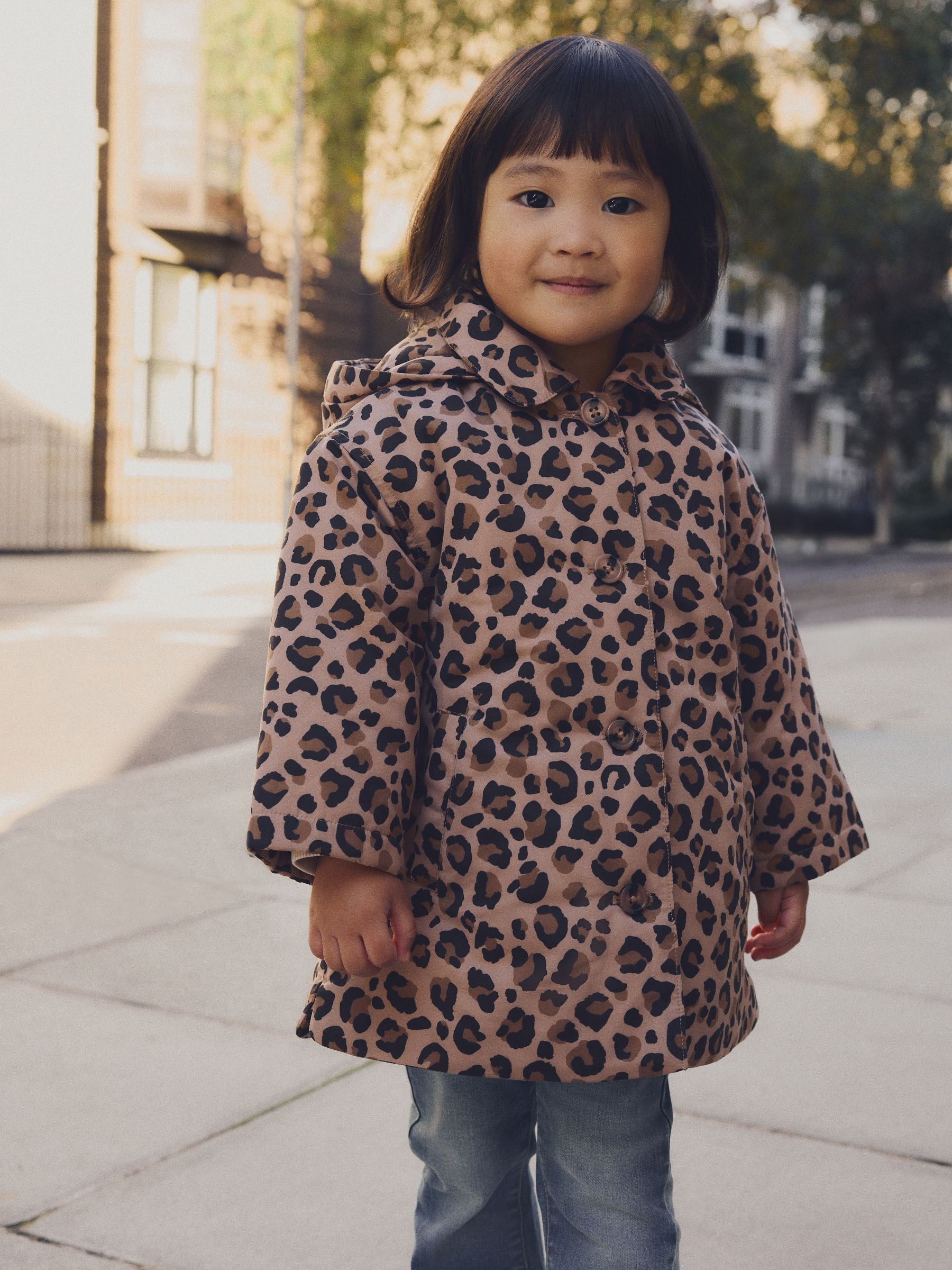 Animal Print Shower Resistant AOP Coat (3mths-7yrs)