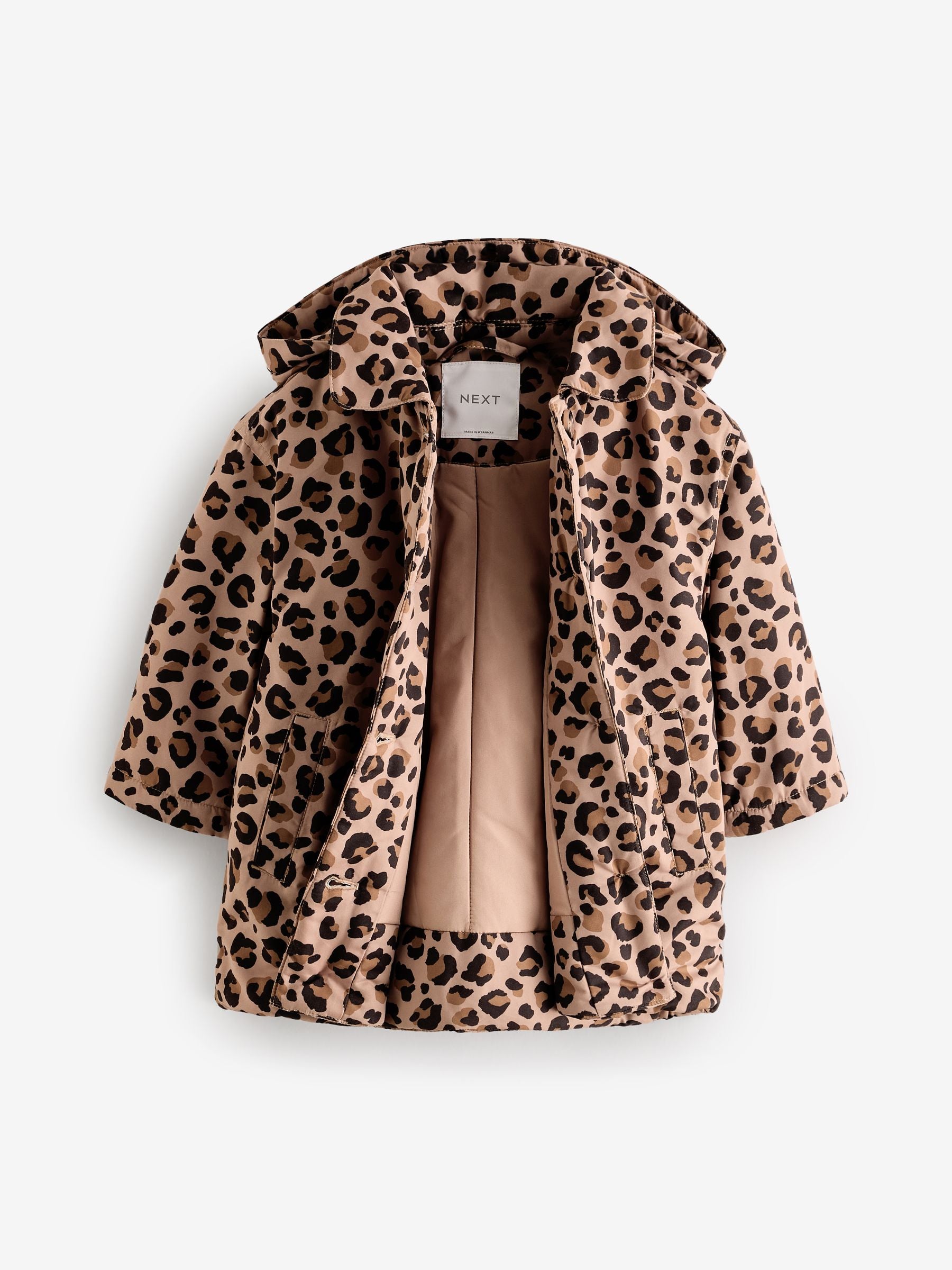 Animal Print Shower Resistant AOP Coat (3mths-7yrs)