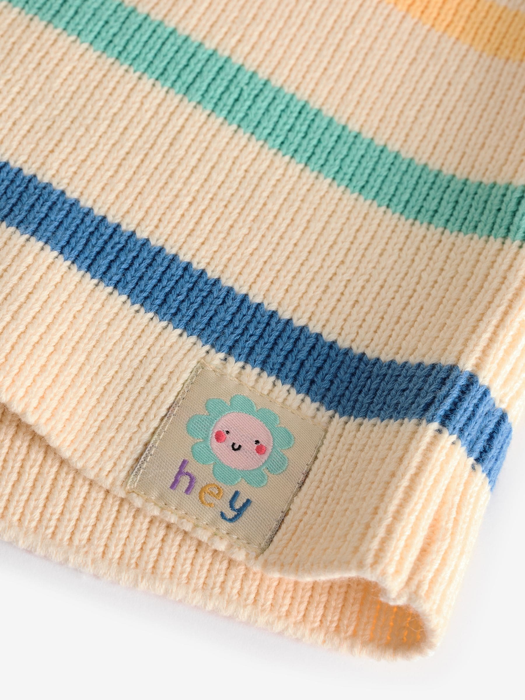 Rainbow 100% Cotton Collar Cardigan (3mths-7yrs)