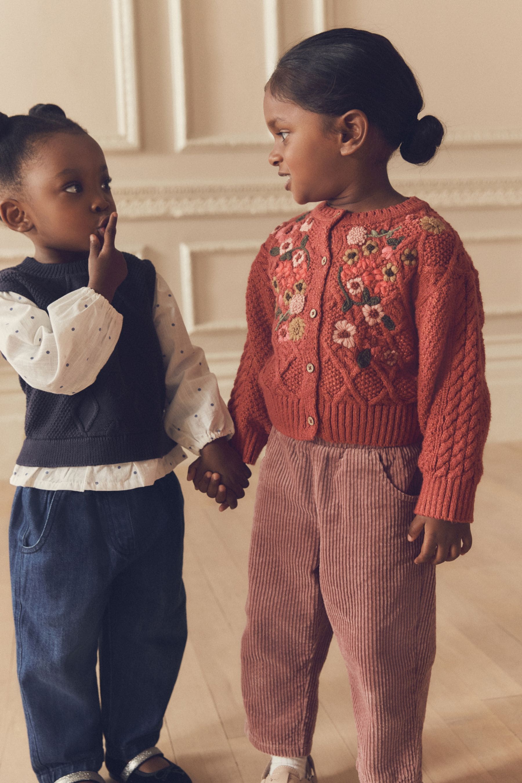 Rust Embroidered Cardigan (3mths-7yrs)