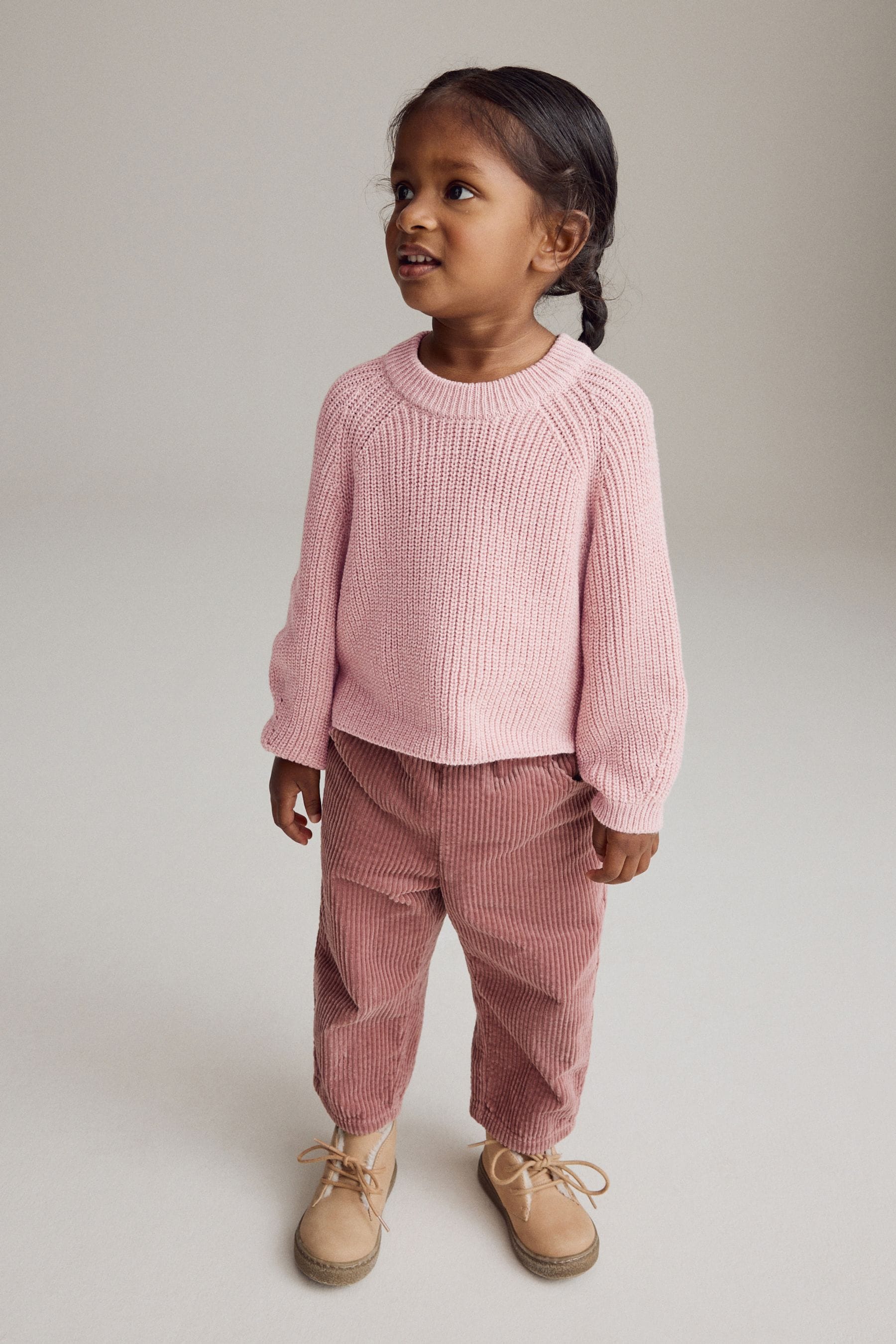 Pink Knitted Jumper (3mths-7yrs)