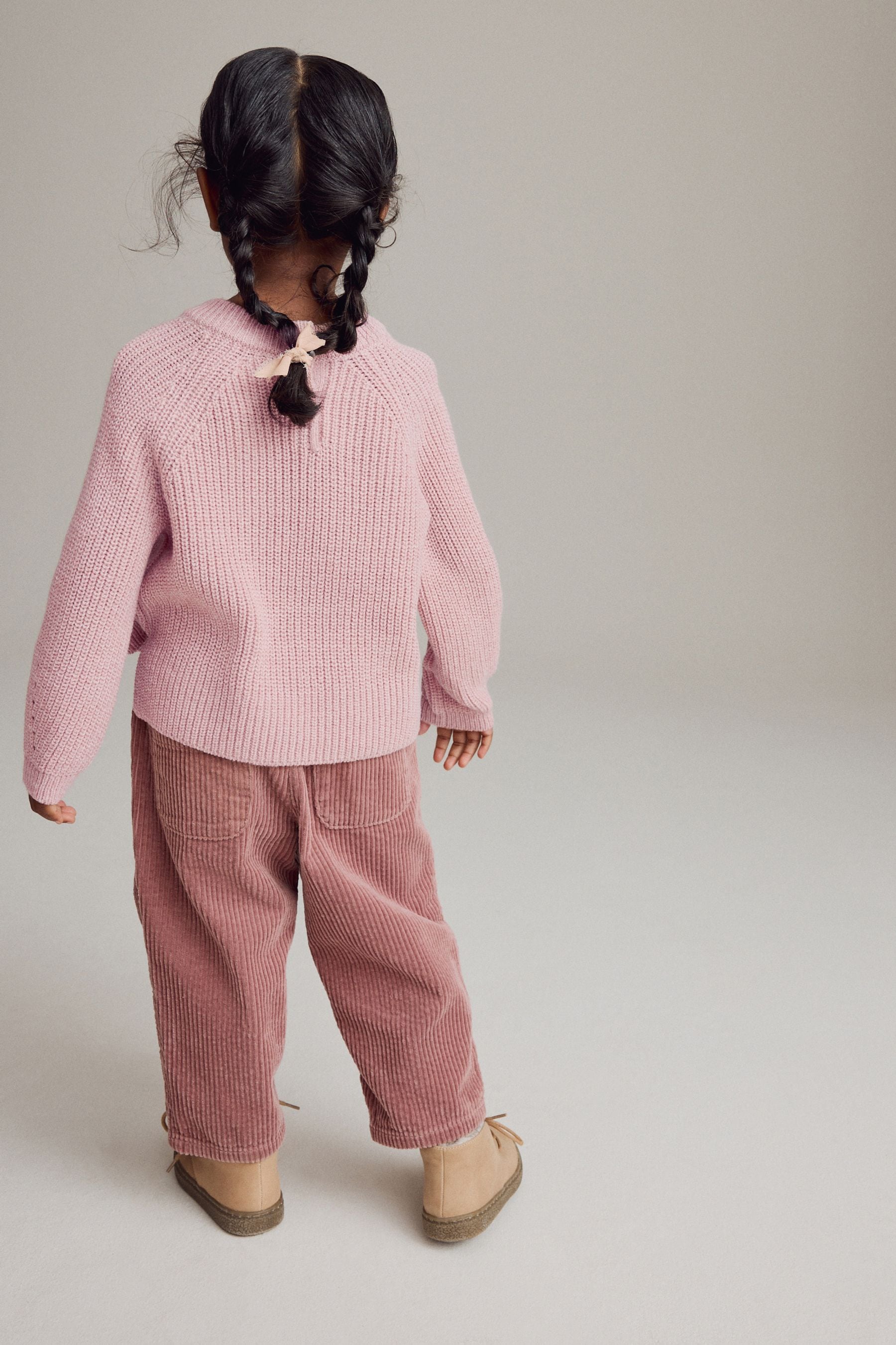 Pink Knitted Jumper (3mths-7yrs)