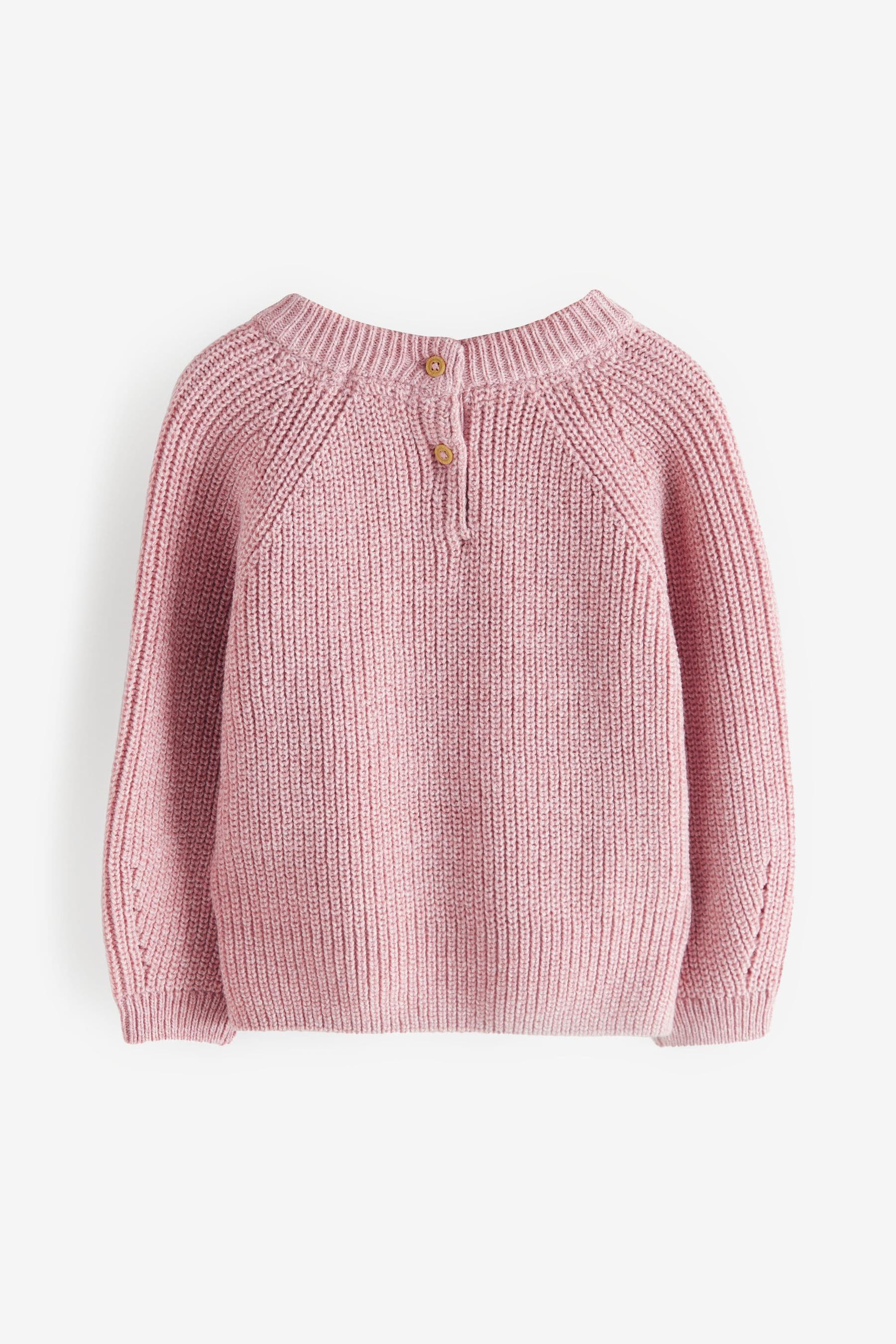 Pink Knitted Jumper (3mths-7yrs)