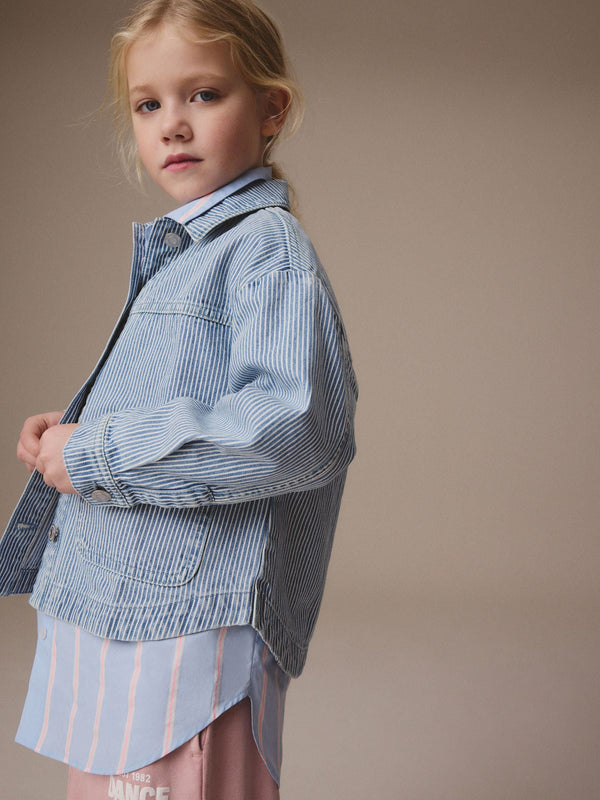 Blue Denim Shacket (3-16yrs)