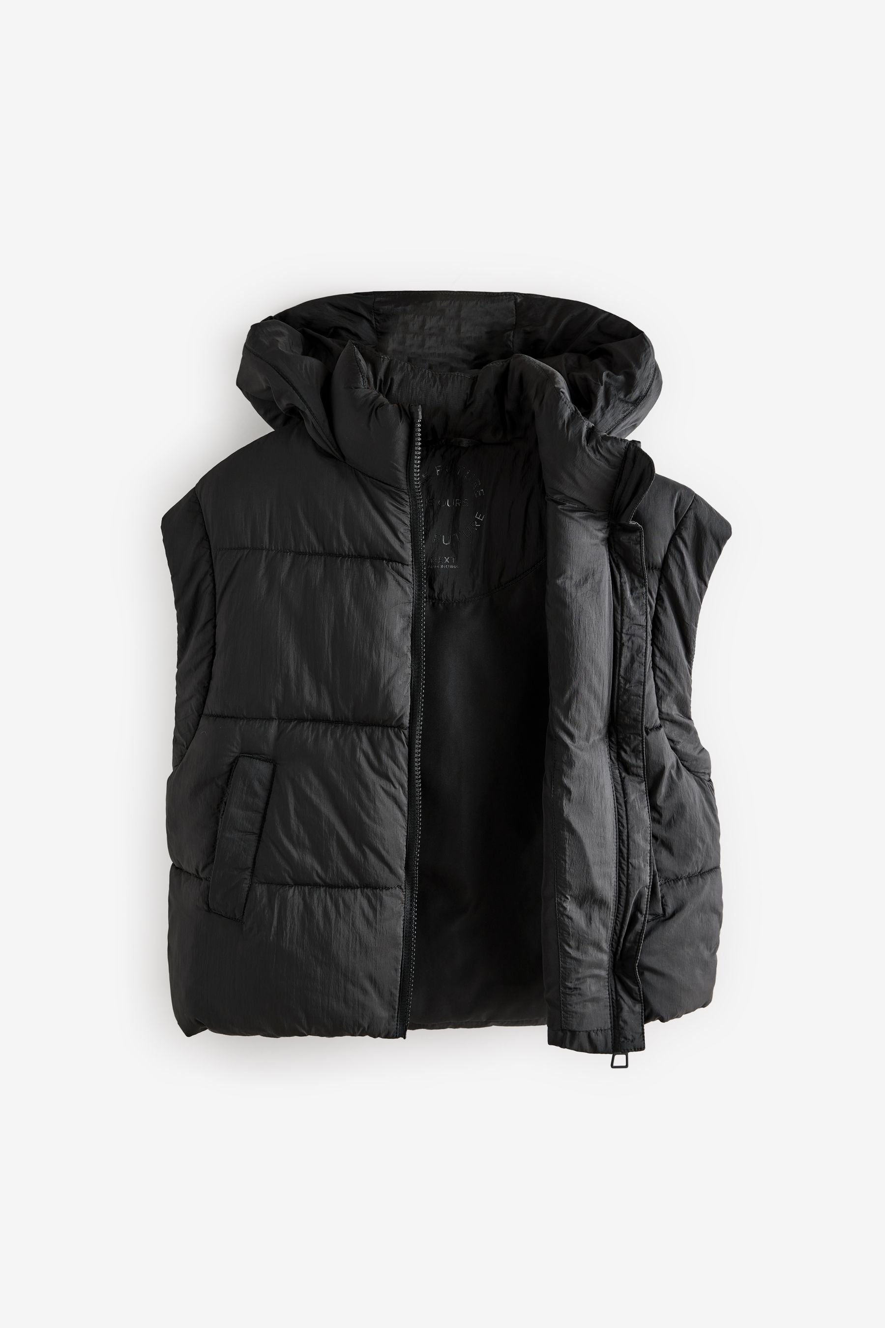 Black Oversize Gilet (3-16yrs)