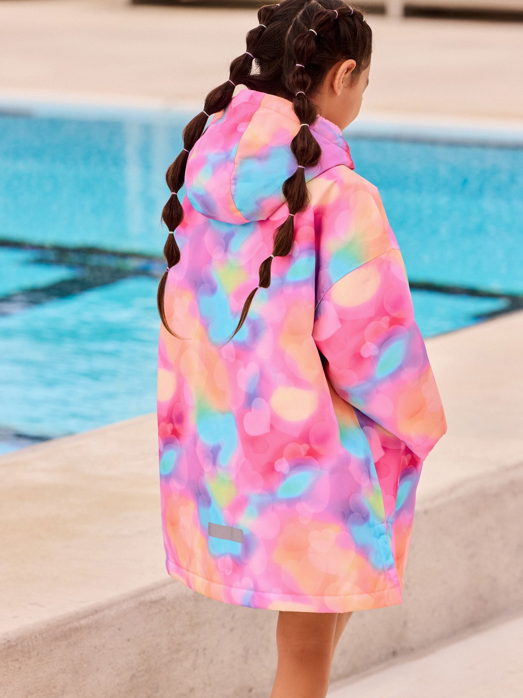 Pink Waterproof Changing Robe (3-16yrs)