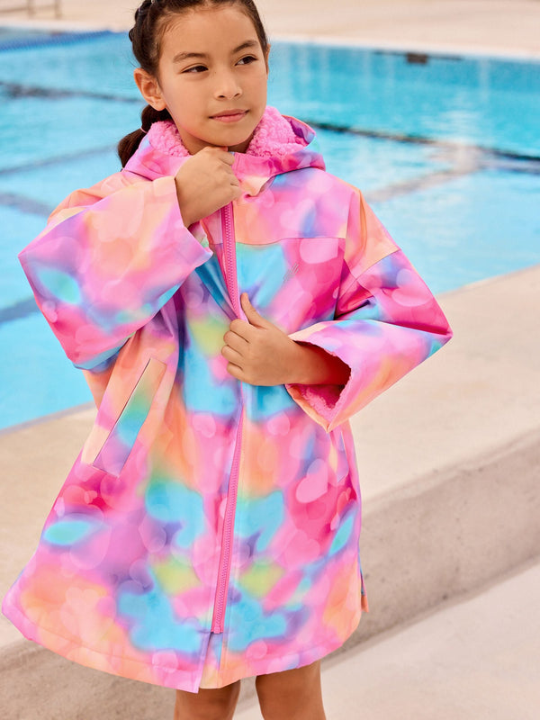 Pink Waterproof Changing Robe (3-16yrs)