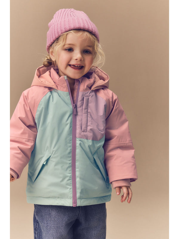 Multi Waterproof Colourblock Coat (9mths-7yrs)