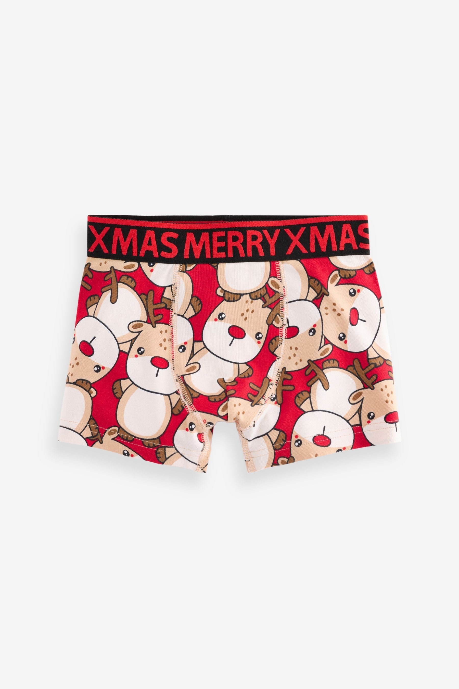 Christmas Print Trunks 3 Pack (1.5-16yrs)