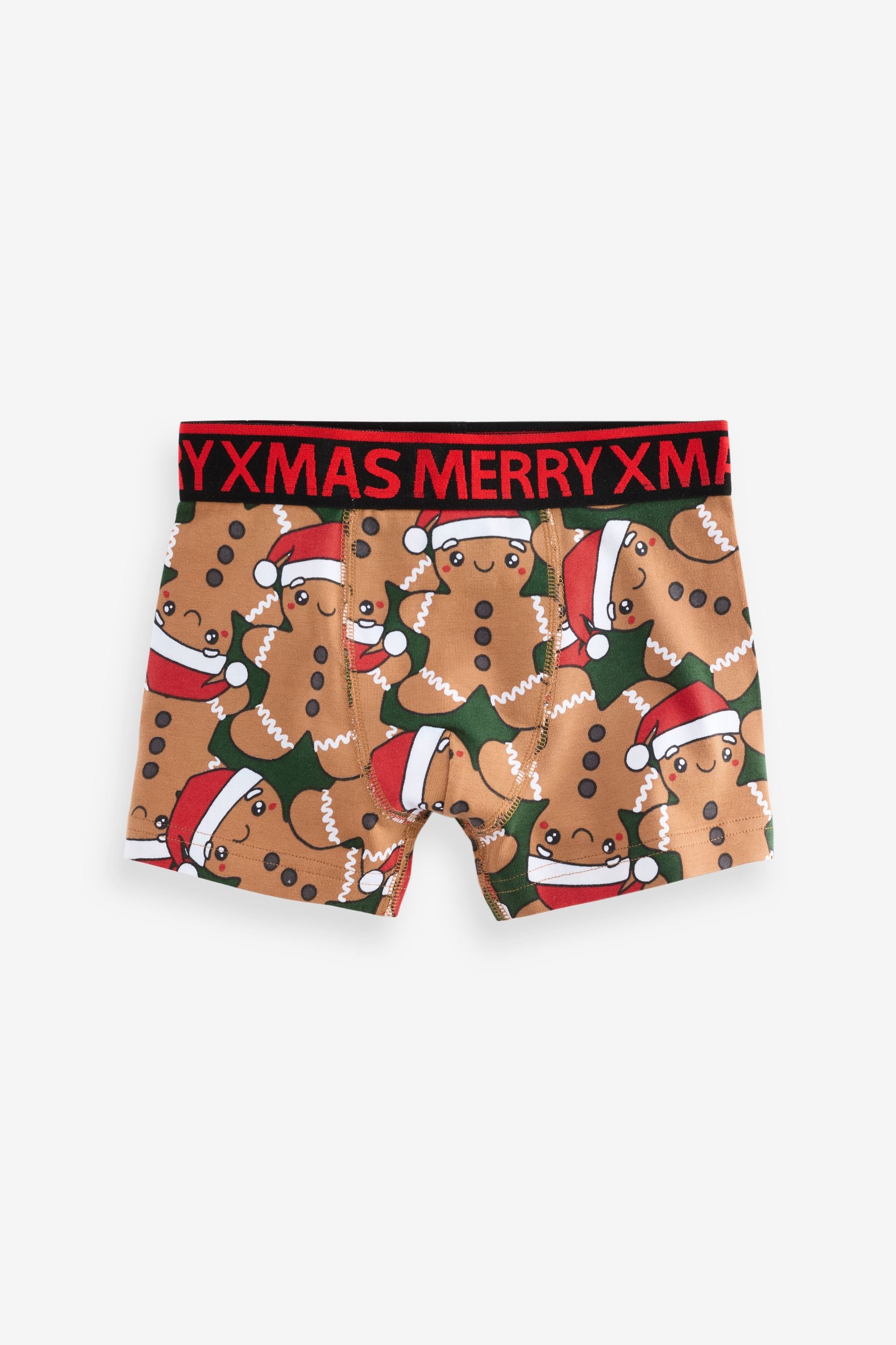 Christmas Print Trunks 3 Pack (1.5-16yrs)