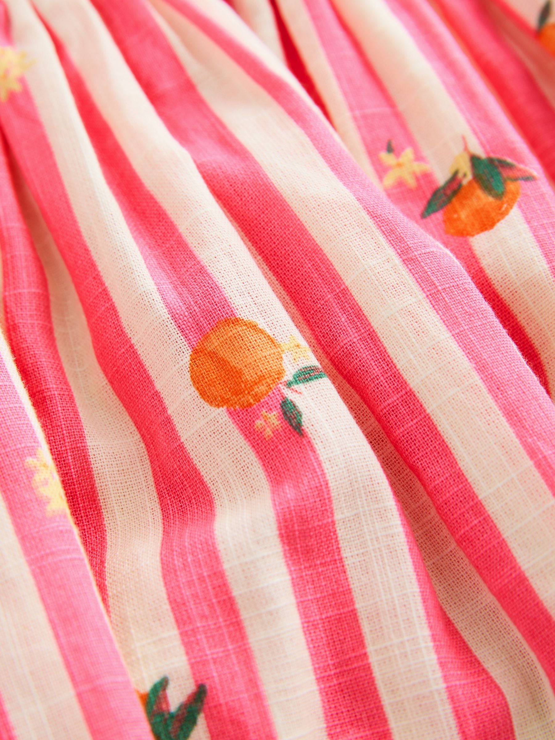 Pink Stripe 100% Cotton Boxy Dress (3mths-8yrs)