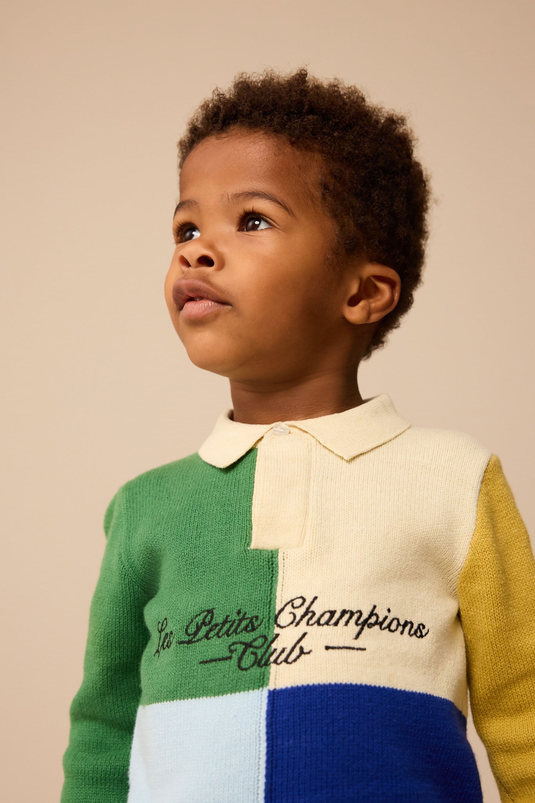 Green Hotchpotch Knitted Rugby Shirt (3mths-7yrs)