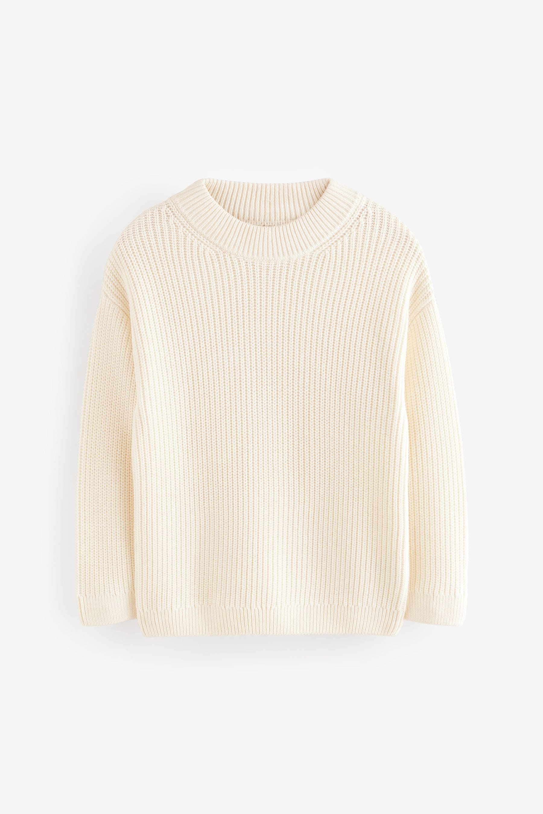 Cream Knitted Jumper (3-16yrs)