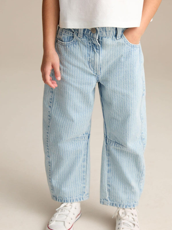 Stripe Horseshoe 100% Cotton Jeans (3-16yrs)