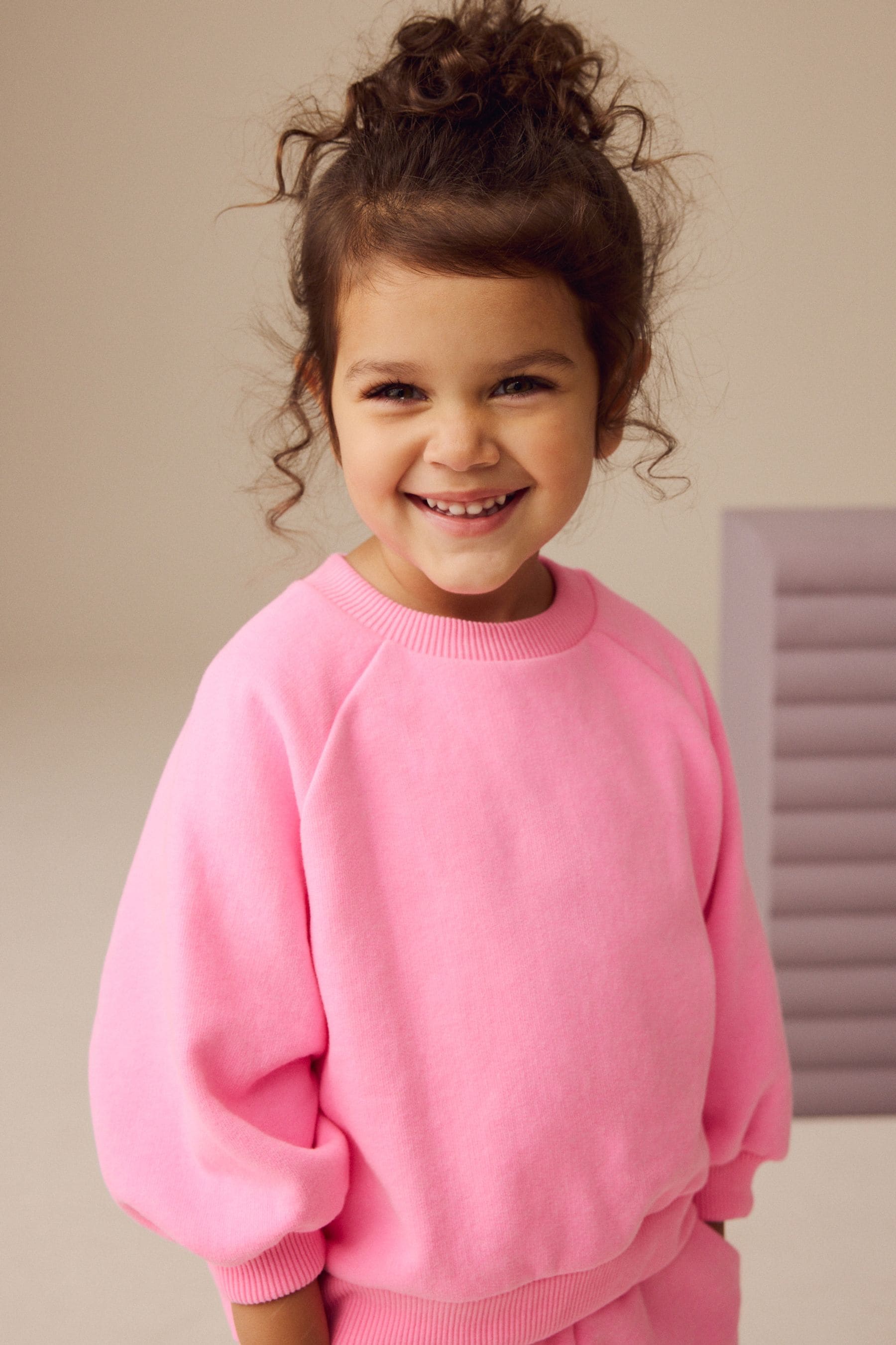 Pink Crew Sweatshirt (3mths-7yrs)