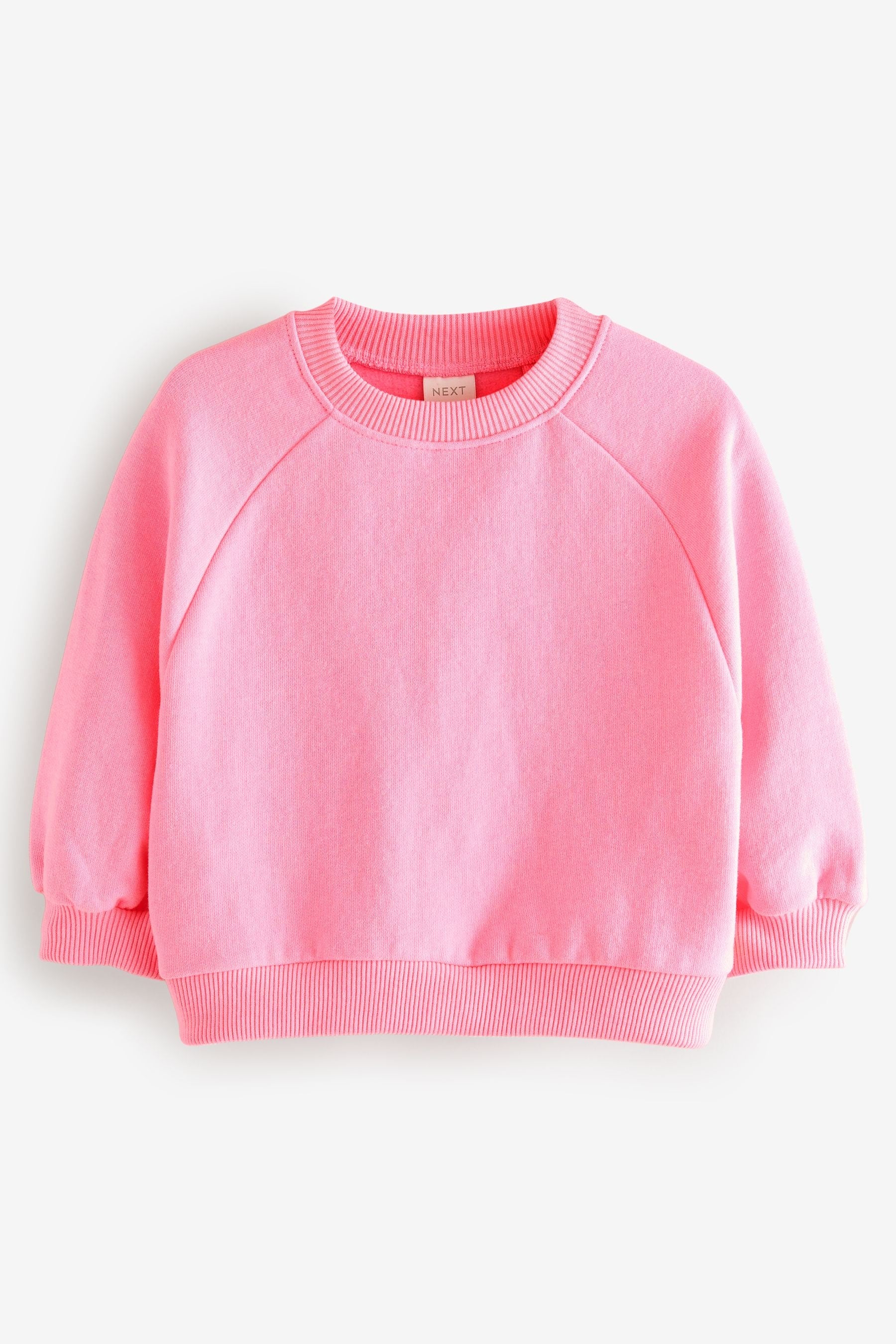 Pink Crew Sweatshirt (3mths-7yrs)