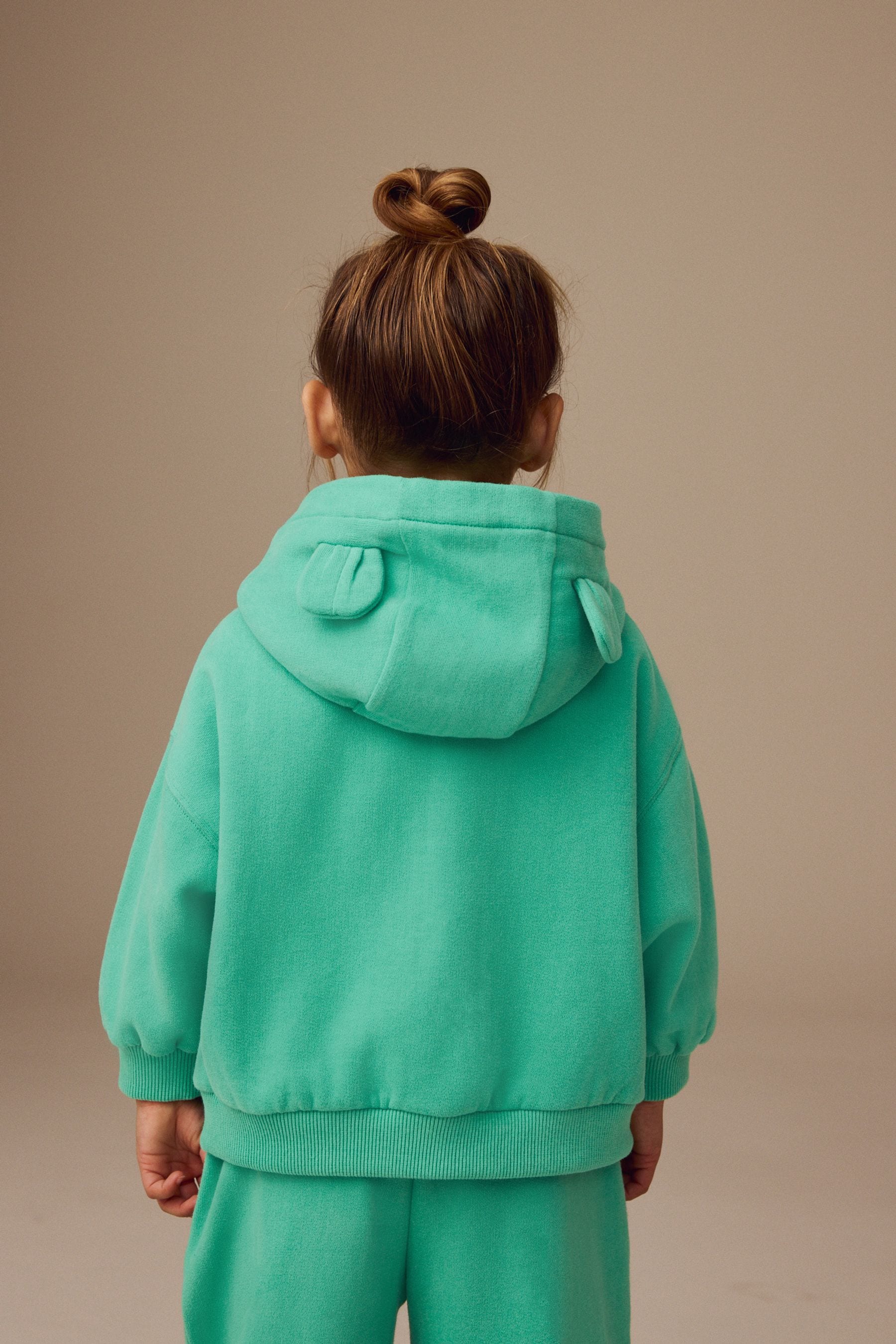 Green Zip Through Hoodie (3mths-7yrs)