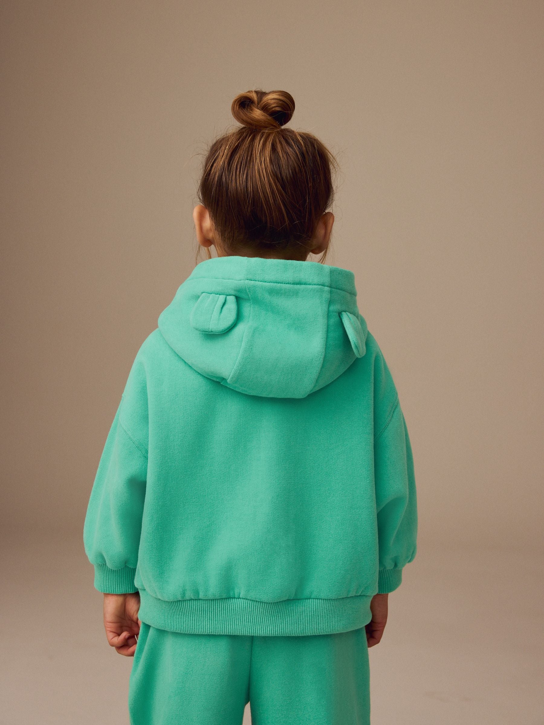 Green Zip Through Hoodie (3mths-7yrs)