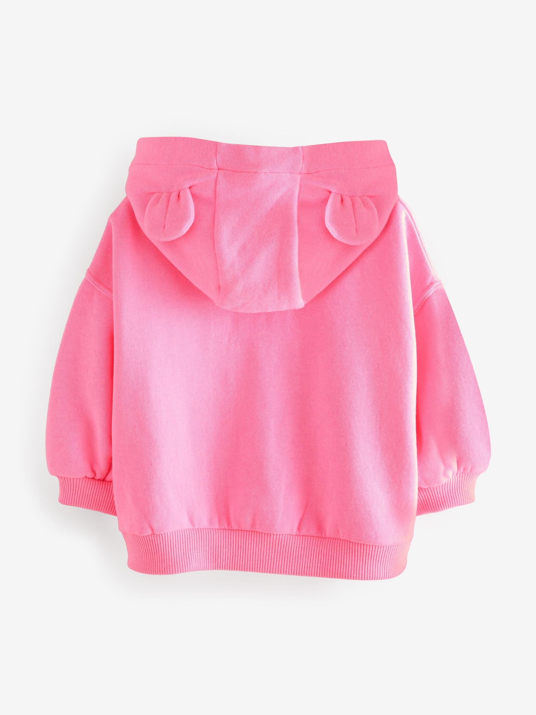 Pink Zip Through Hoodie (3mths-7yrs)